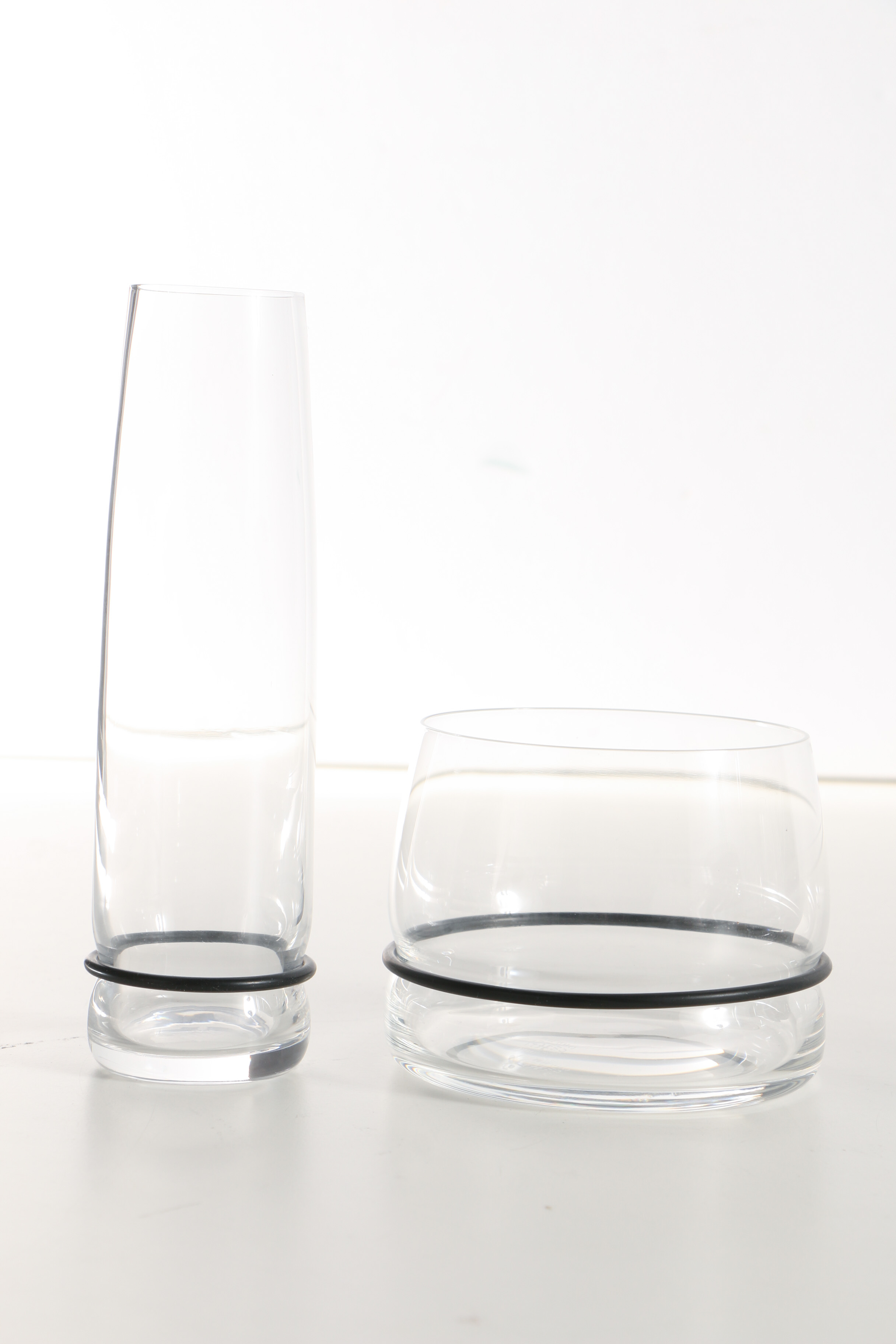 Achille Castiglioni "Ovio" Series Glassware
