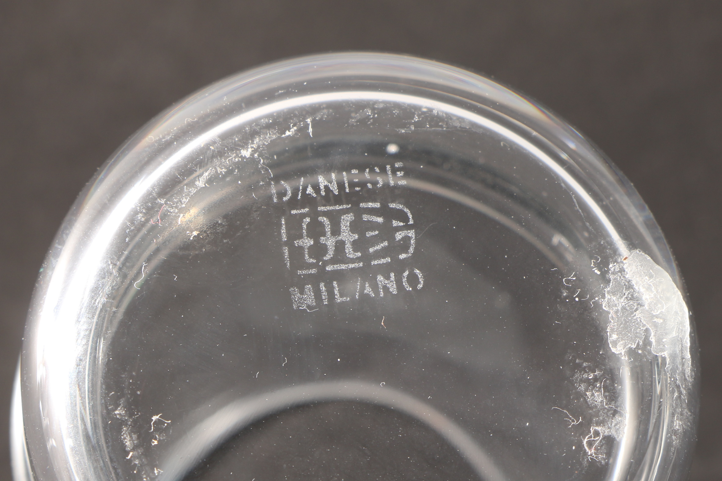 Achille Castiglioni "Ovio" Series Glassware