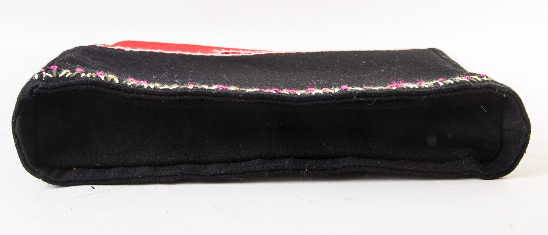 Lulu Guinness Wool Felt House Handbag