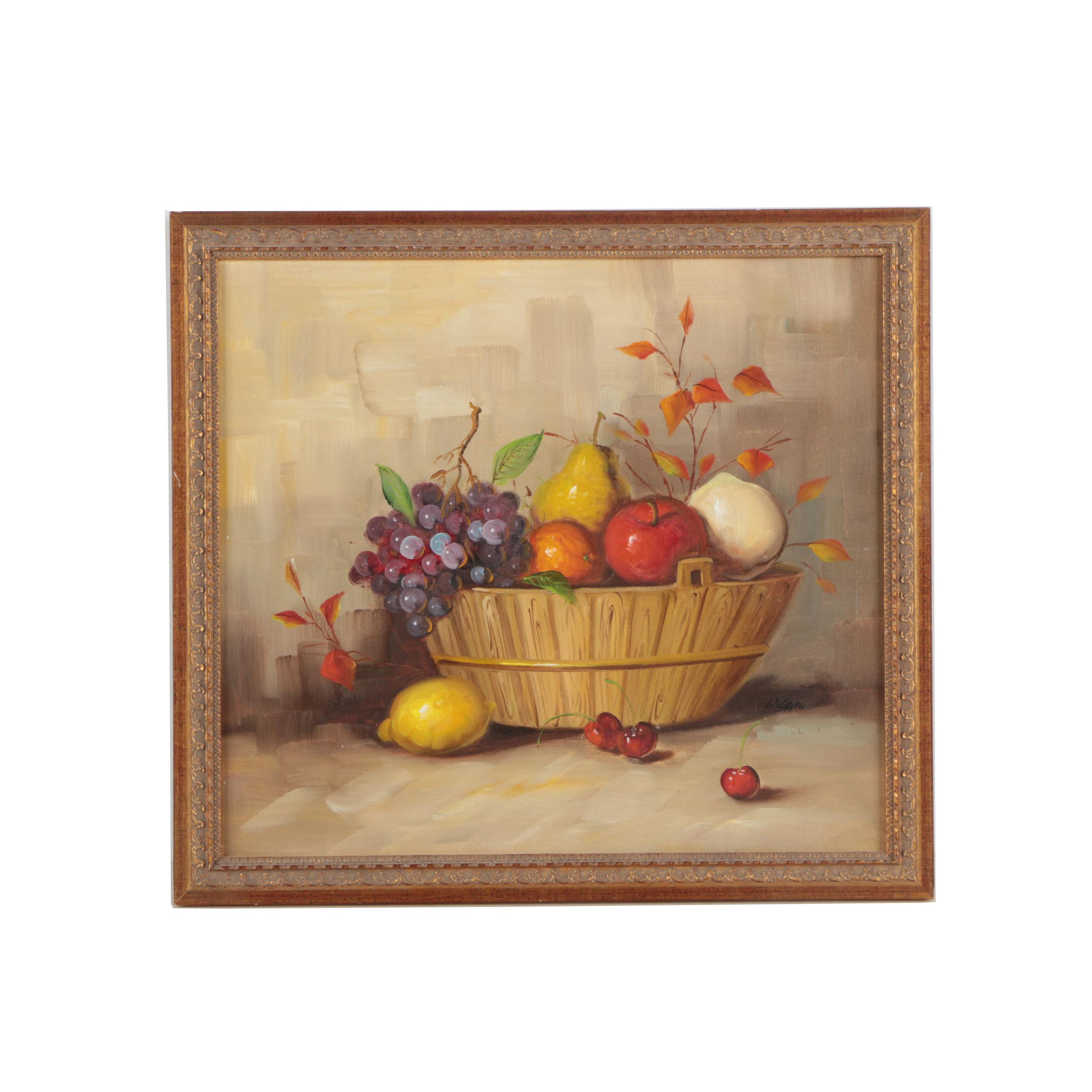 Wilson Oil Painting of Fruit