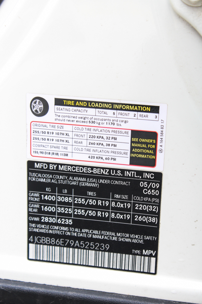 2009 Mercedes-Benz M-Class ML350 SUV