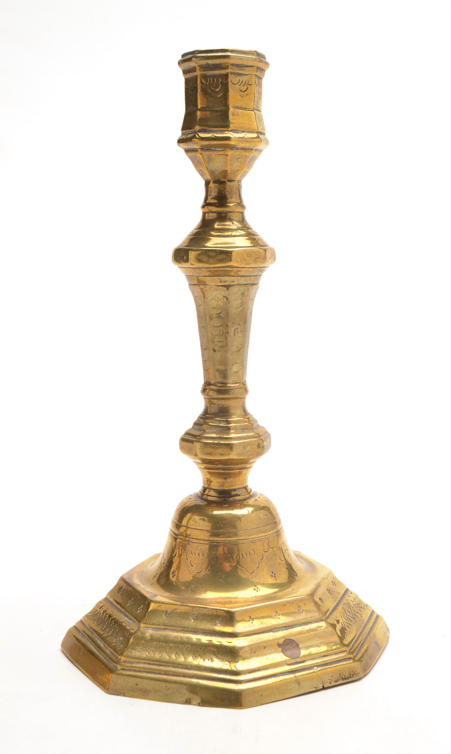Pair of English Brass Candle Sticks
