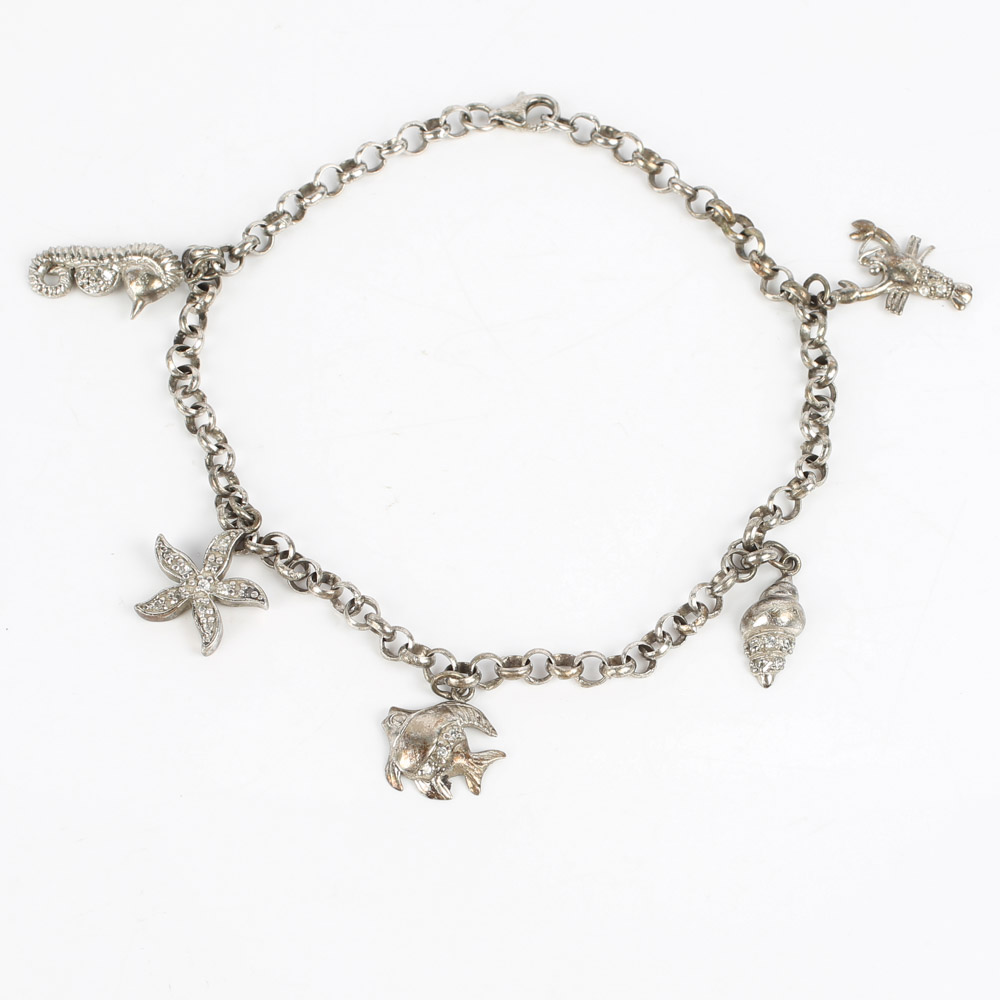 Sterling Silver Charm Bracelets