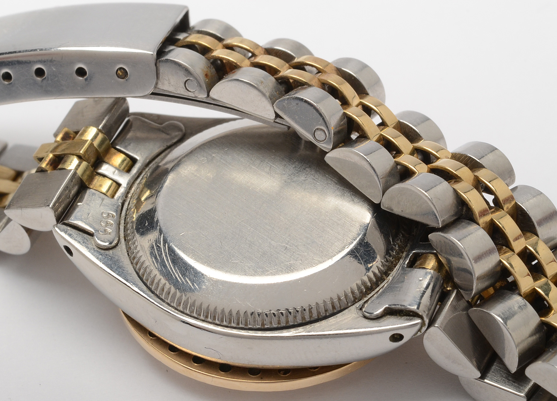 Rolex Oyster Perpetual Datejust 14K Gold Diamond Bezel Watch