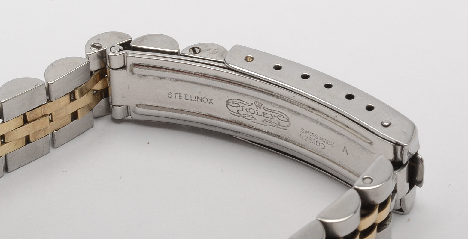 Rolex Oyster Perpetual Datejust 14K Gold Diamond Bezel Watch