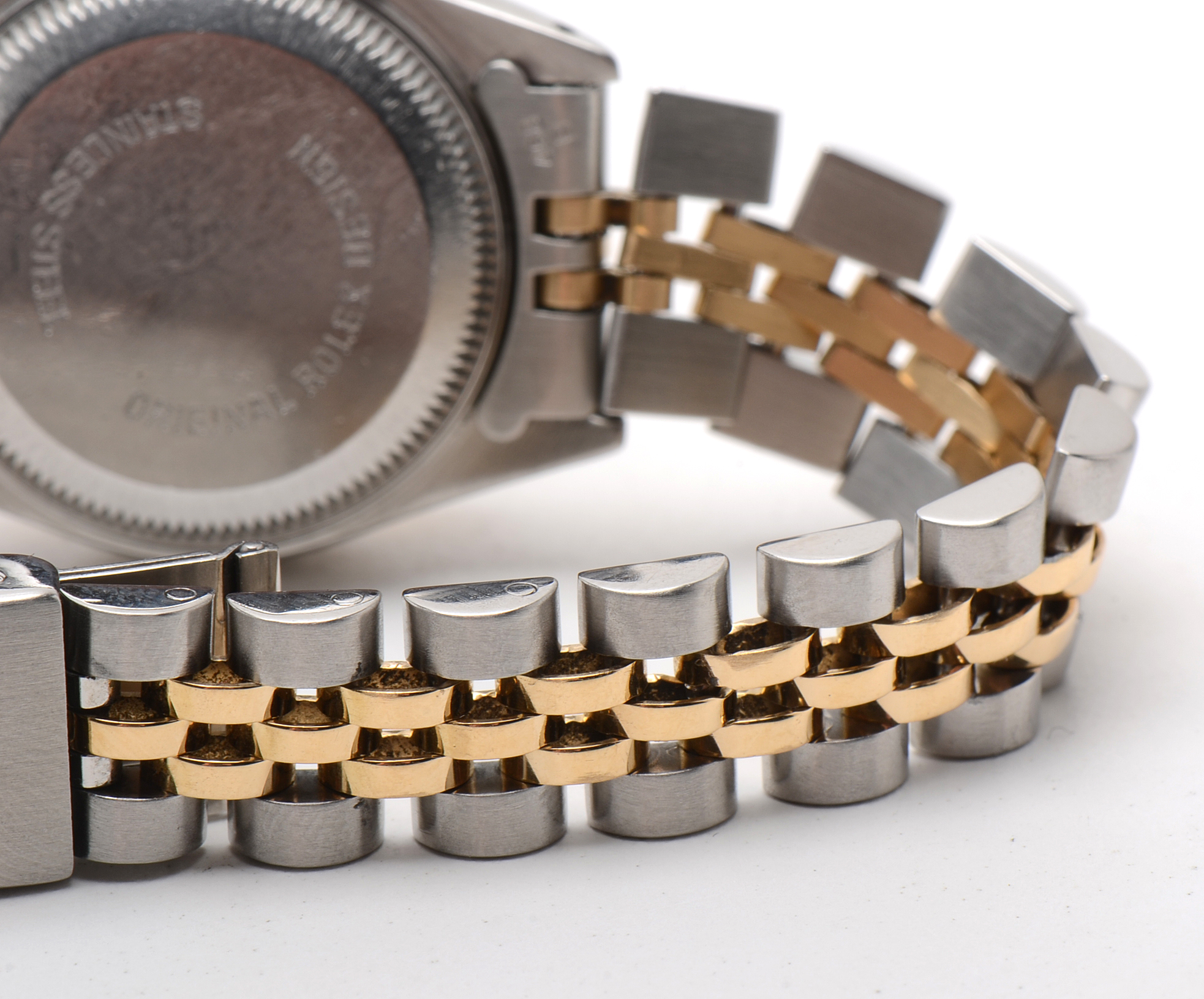 Rolex Datejust 18K Yellow Gold and Stainless Steel Factory Diamond Watch