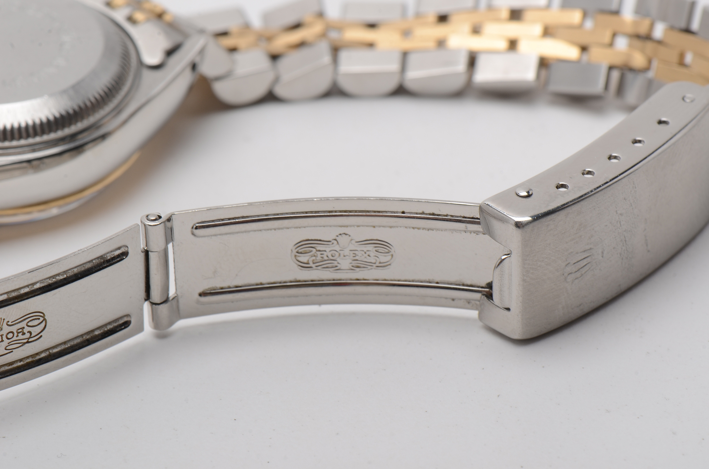 Rolex Datejust 18K Yellow Gold and Stainless Steel Factory Diamond Watch