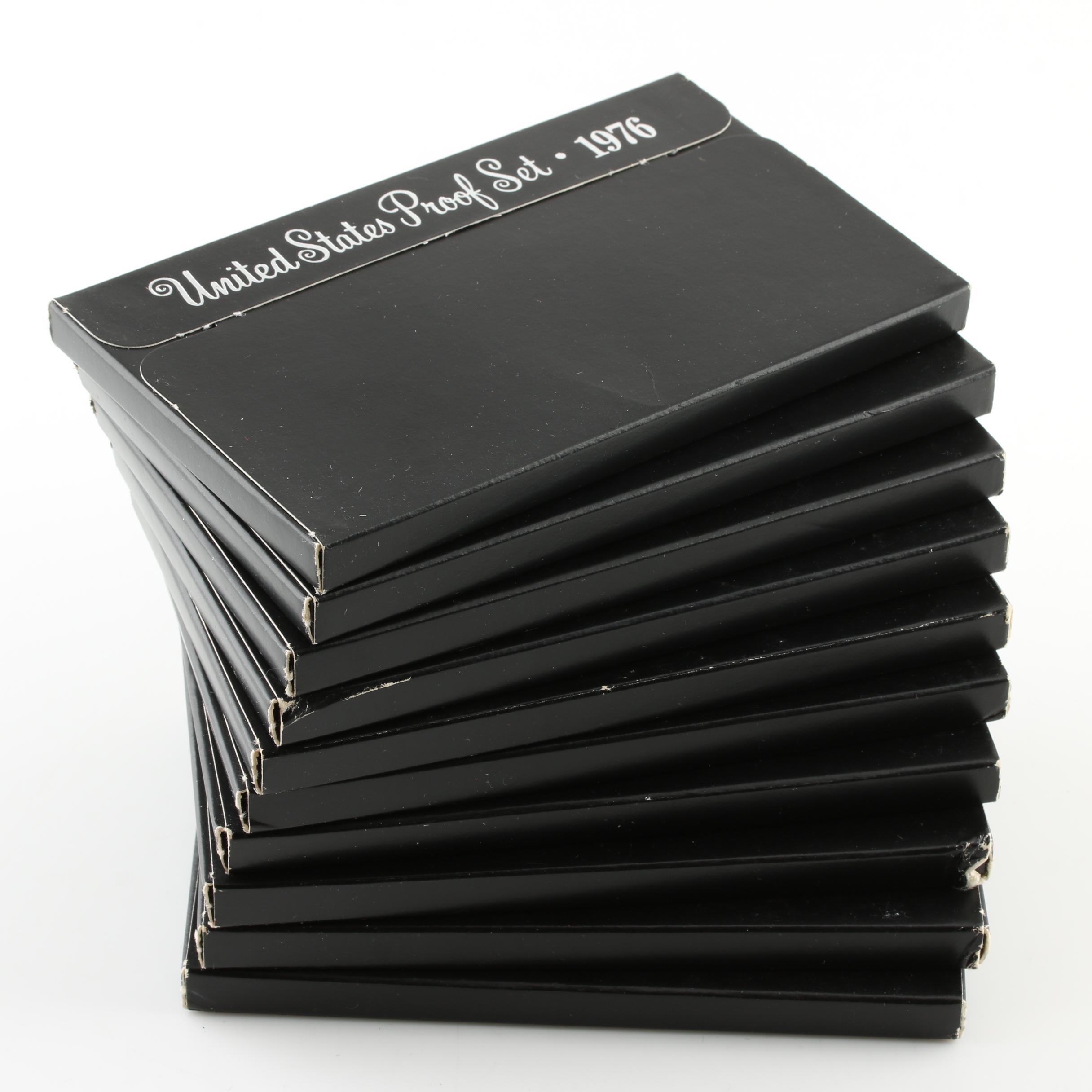 Ten 1976 U.S. Mint Proof Sets