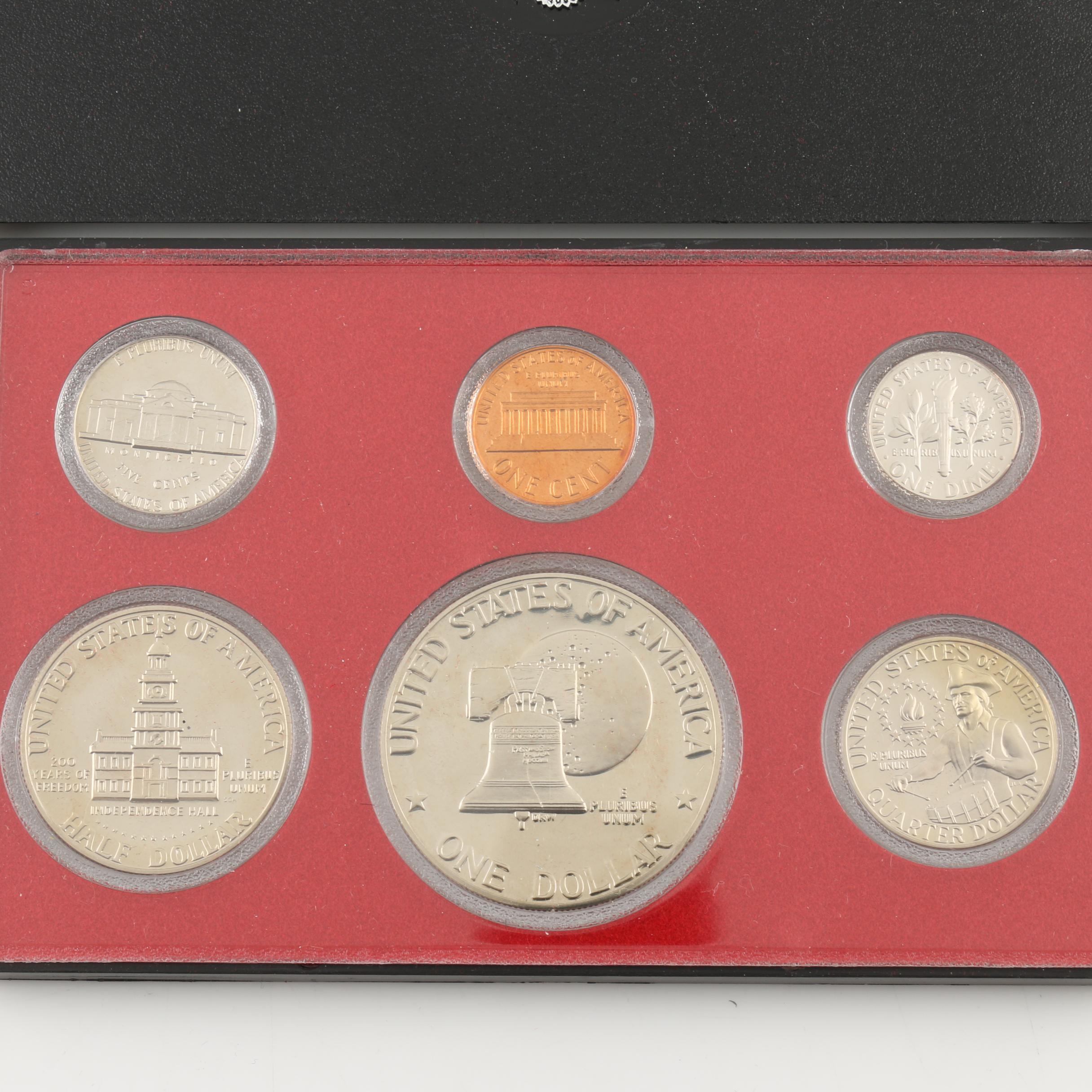 Ten 1976 U.S. Mint Proof Sets