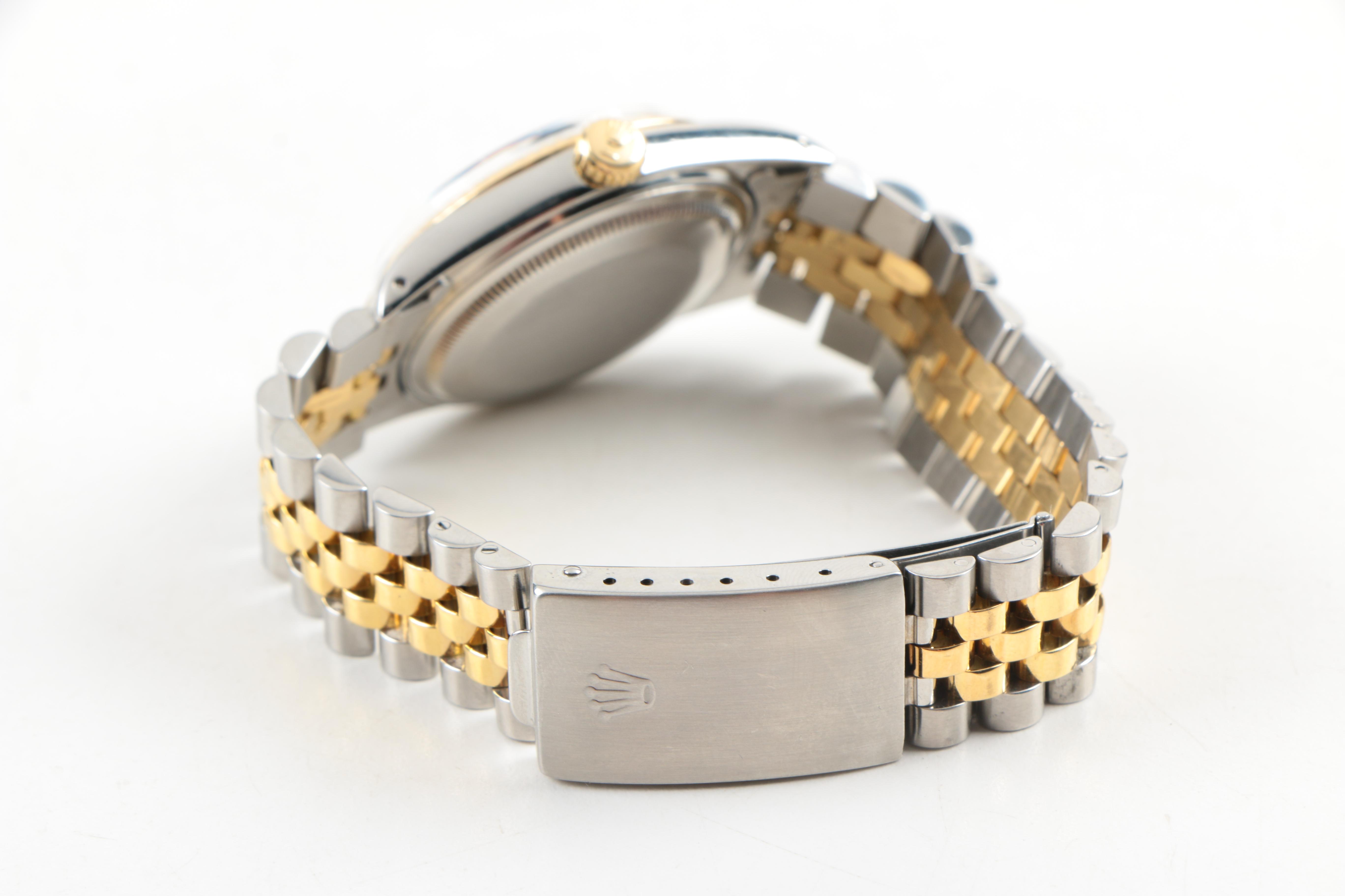 Rolex Oyster Perpetual Datejust 18K Gold and Stainless Steel Watch