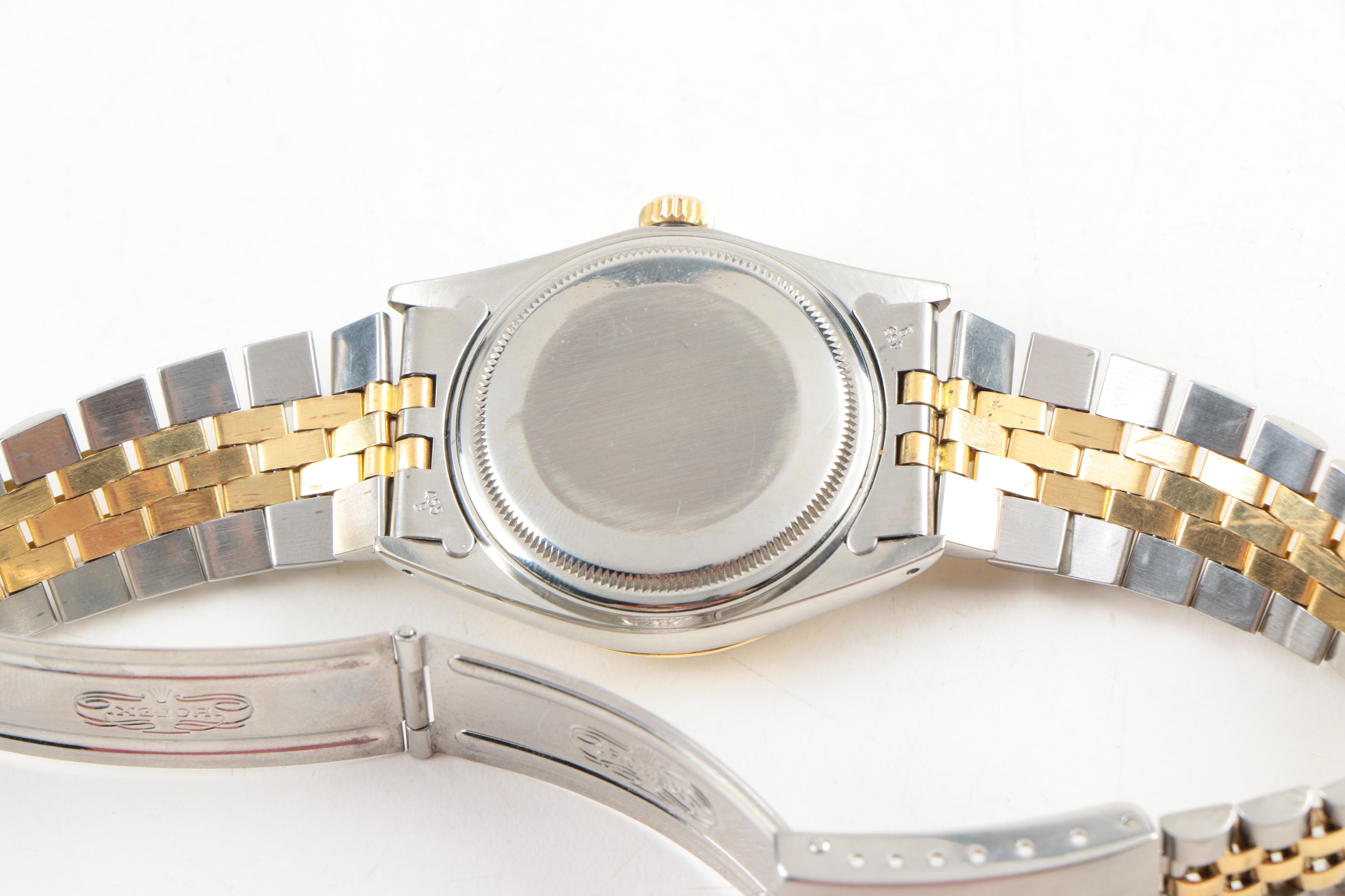 Rolex Oyster Perpetual Datejust 18K Gold and Stainless Steel Watch