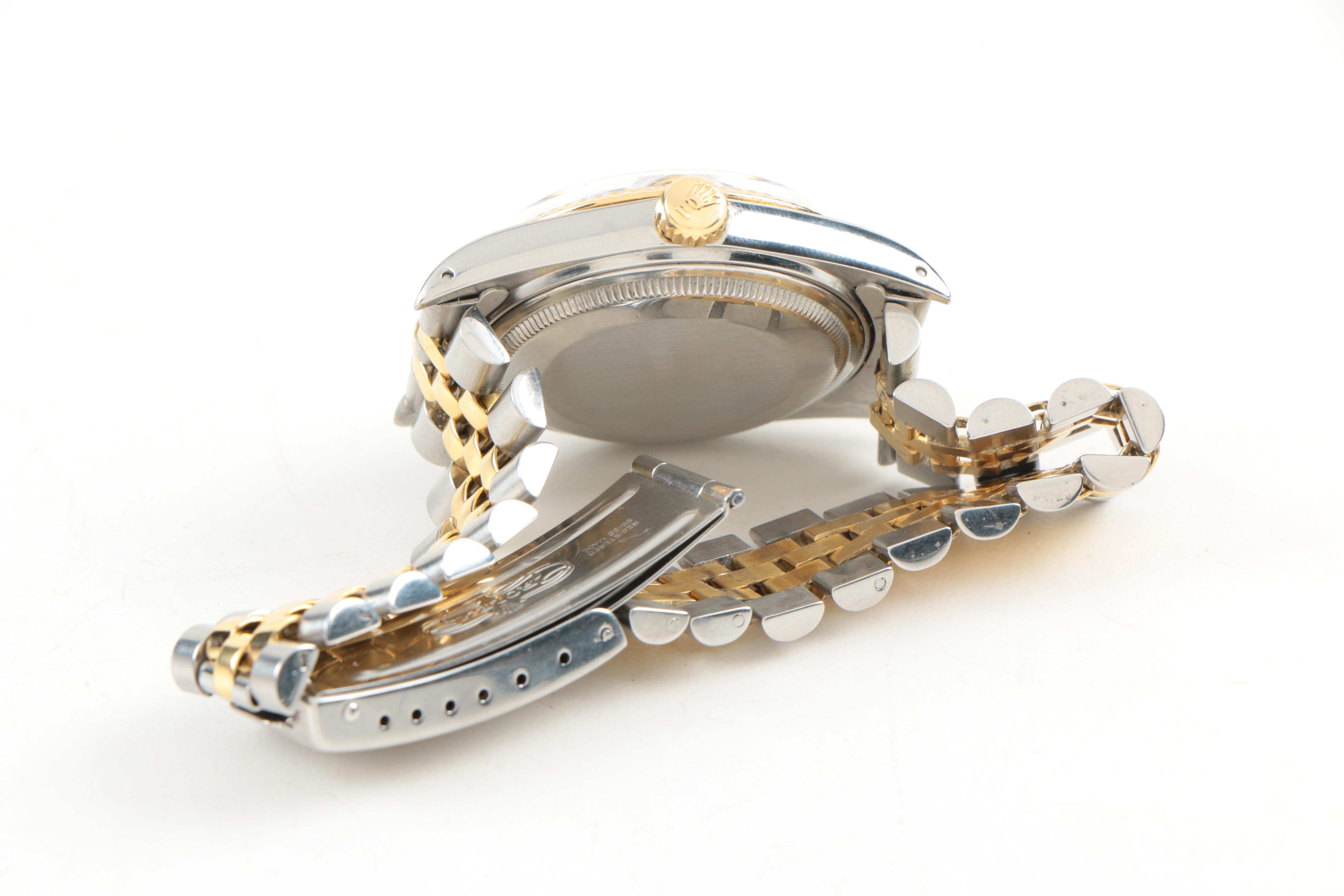 Rolex Oyster Perpetual Datejust 18K Gold and Stainless Steel Watch