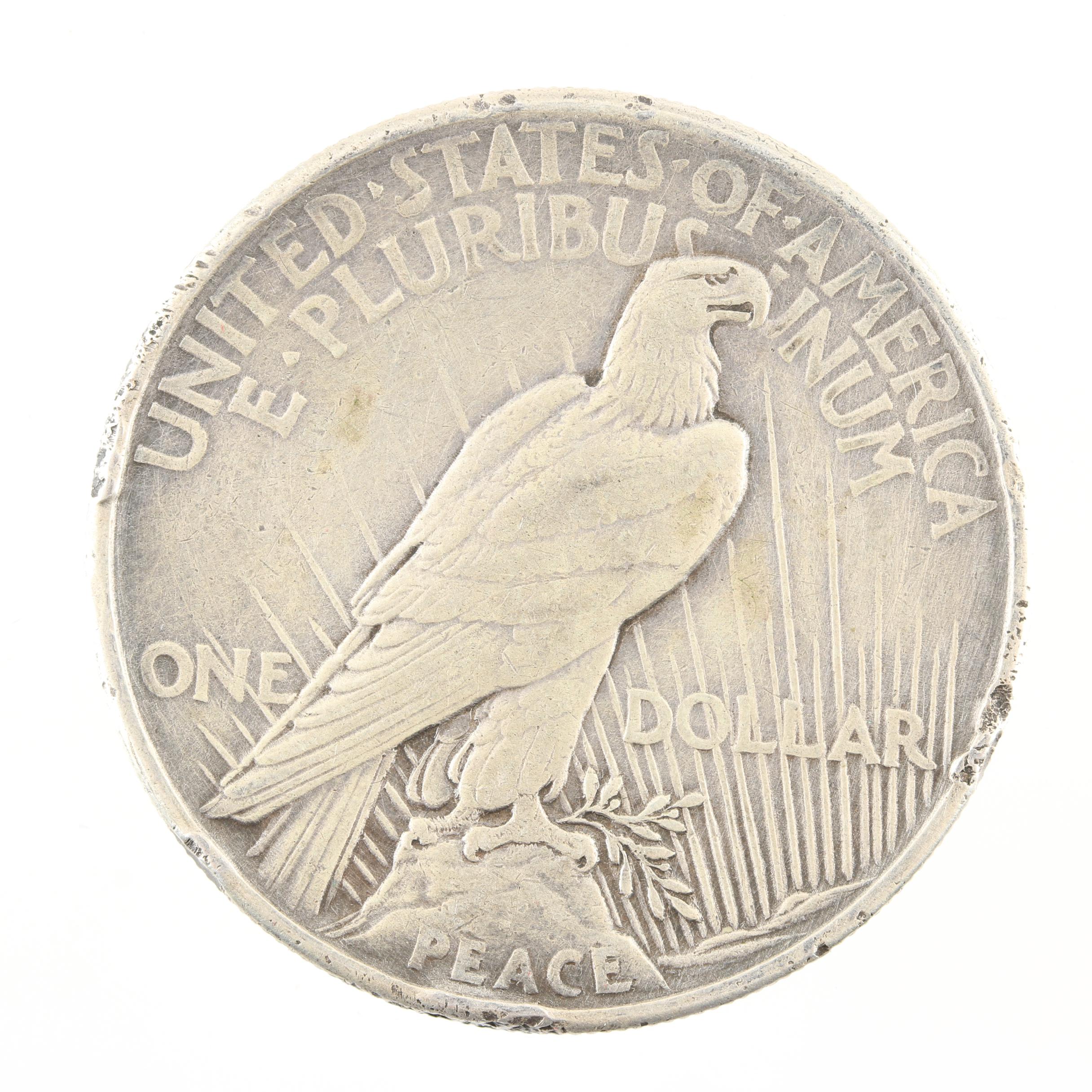 Key Date 1921 Peace Silver Dollar