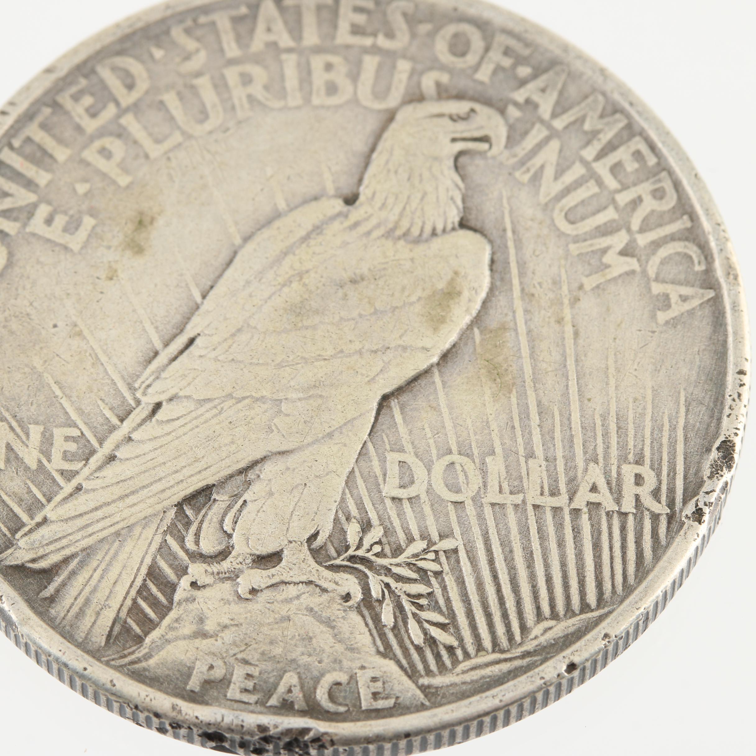Key Date 1921 Peace Silver Dollar