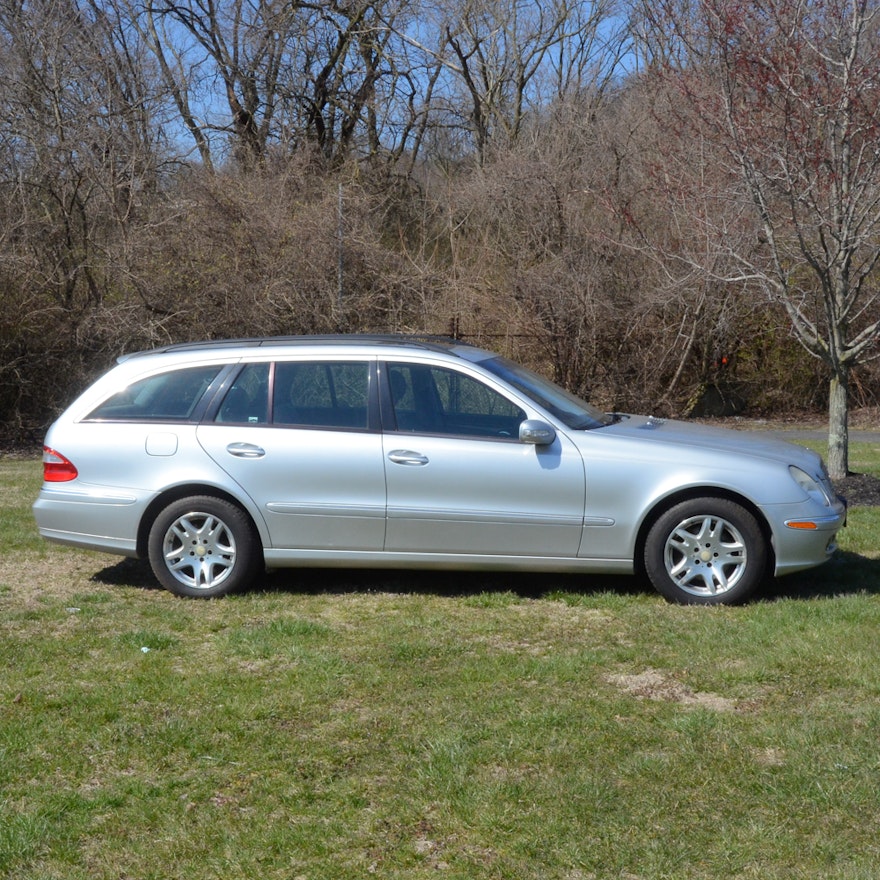 2004 Silver Mercedes Benz E-Class E320 Wagon