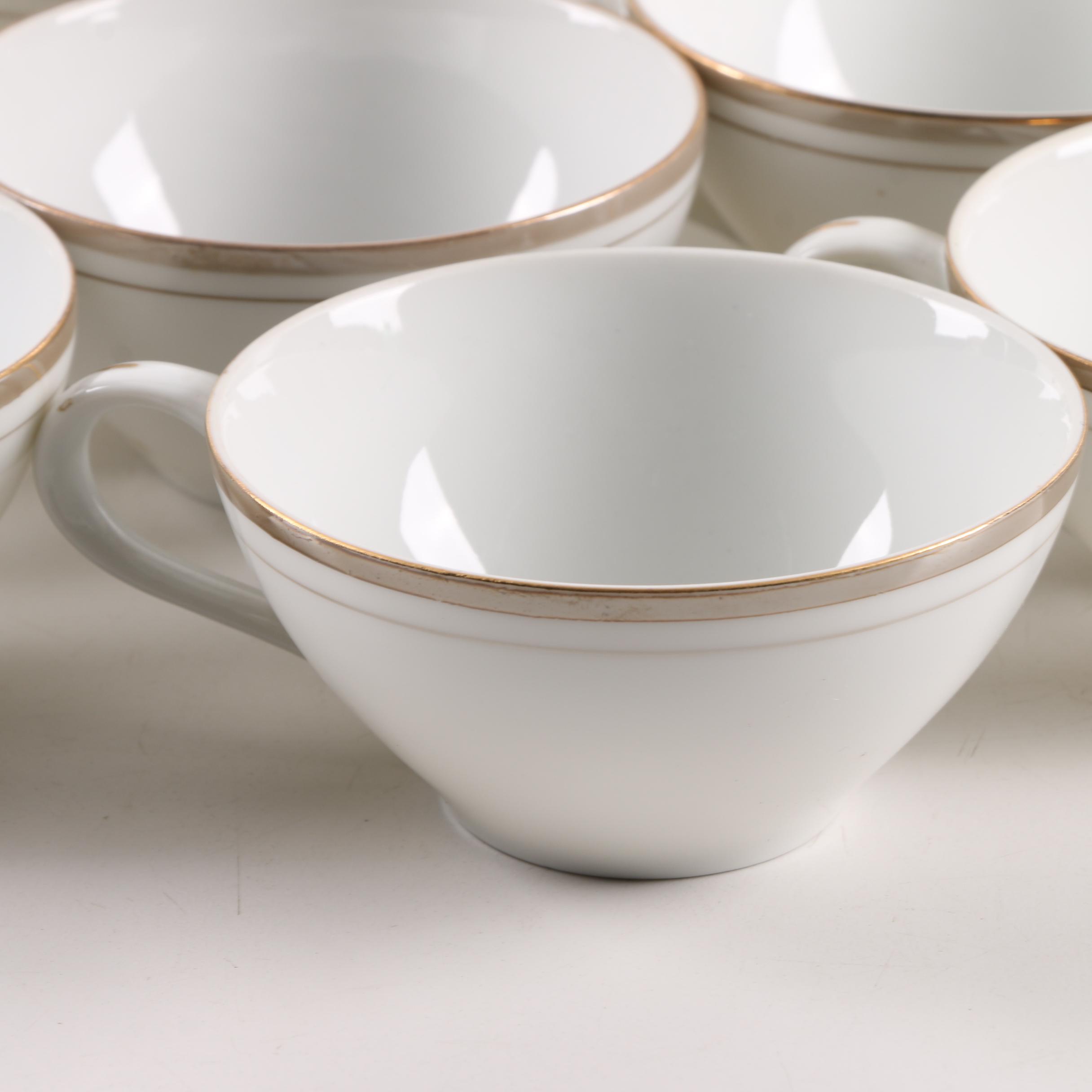 Royalton "Golden Elegance" Porcelain Dinnerware, Creamer and Sugar Bowl