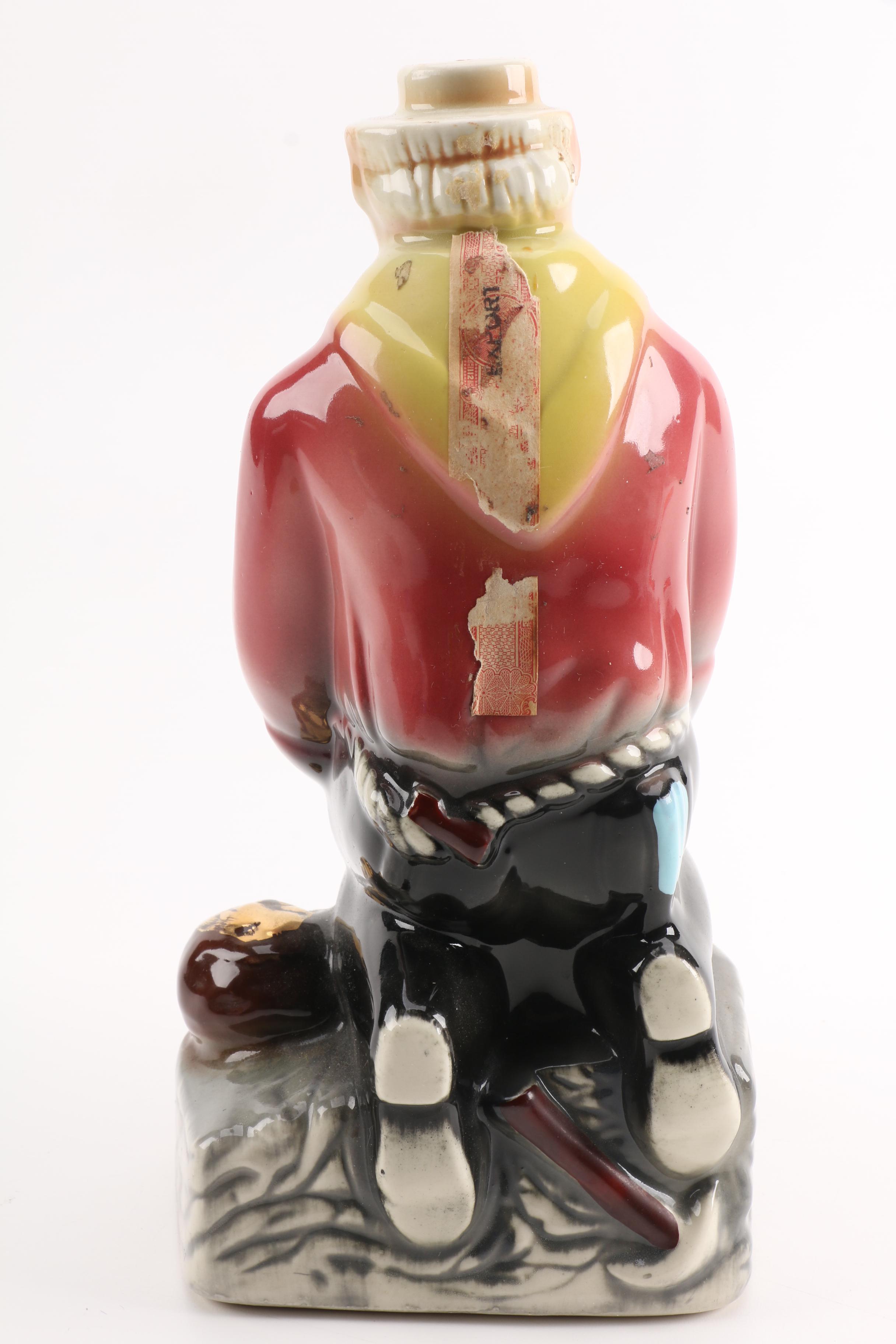 1969 Ezra Brooks "The Gold Prospector" Whiskey Decanter