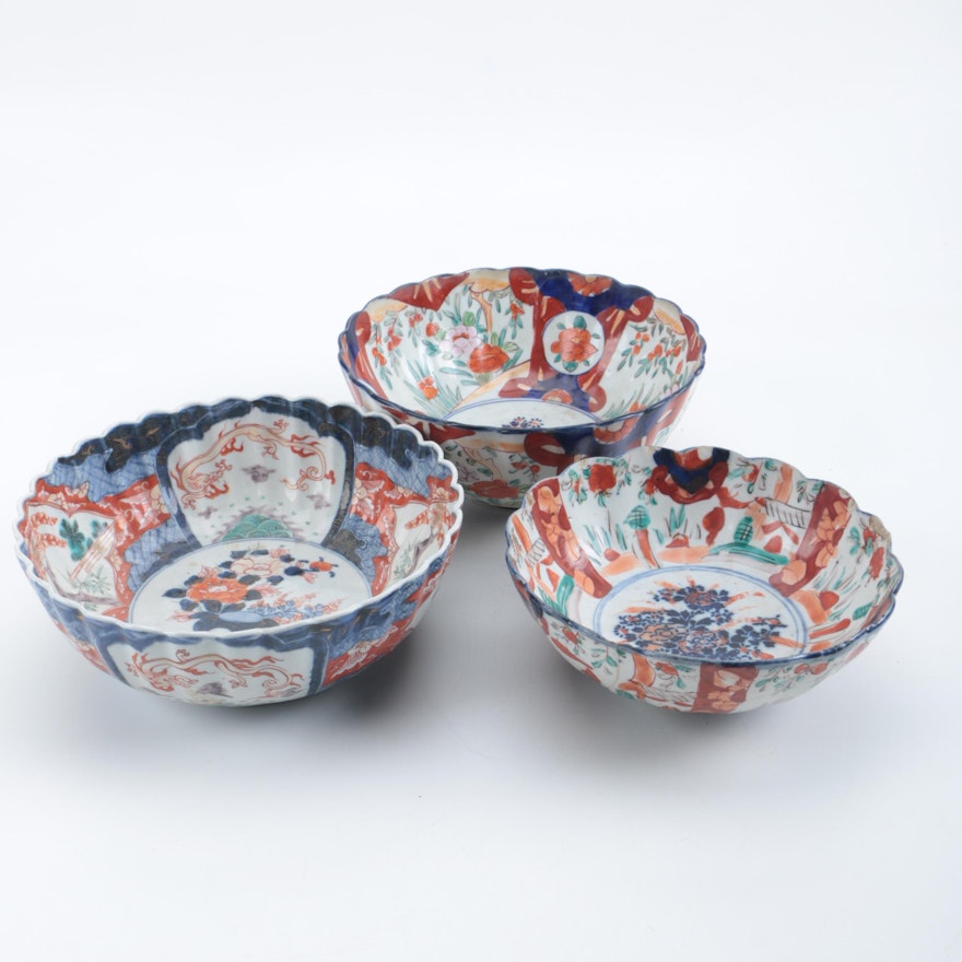 Antique and Vintage Japanese Imari Bowls