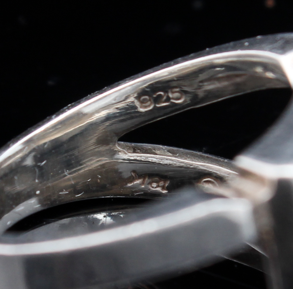 Anthony Quinn Sterling Silver and 18K Yellow Gold "Lady of Crete" Ring