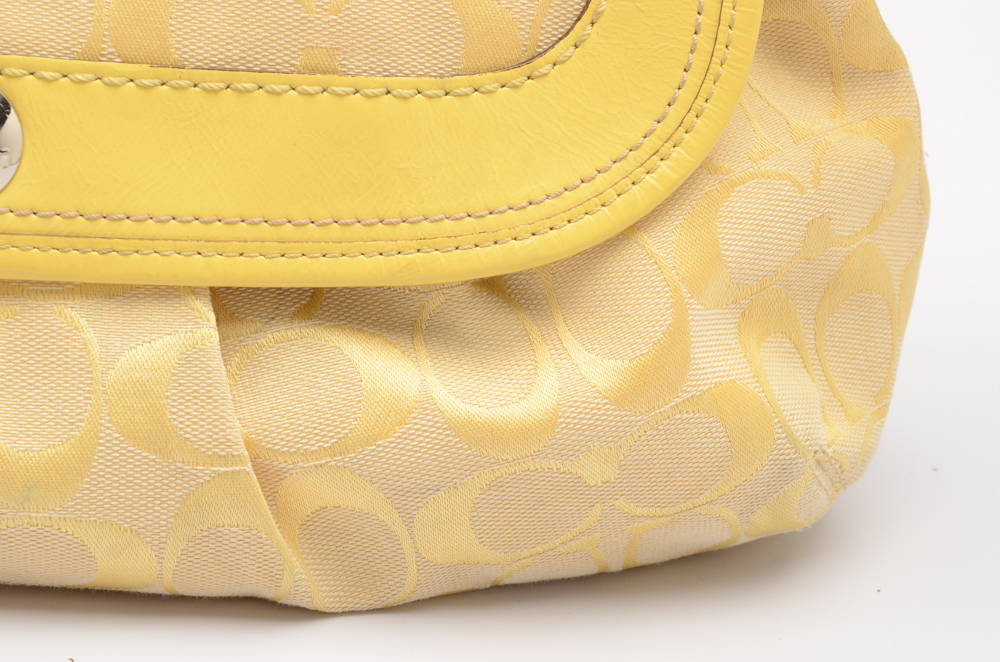 Coach Signature Soho Flap Satchel Handbag