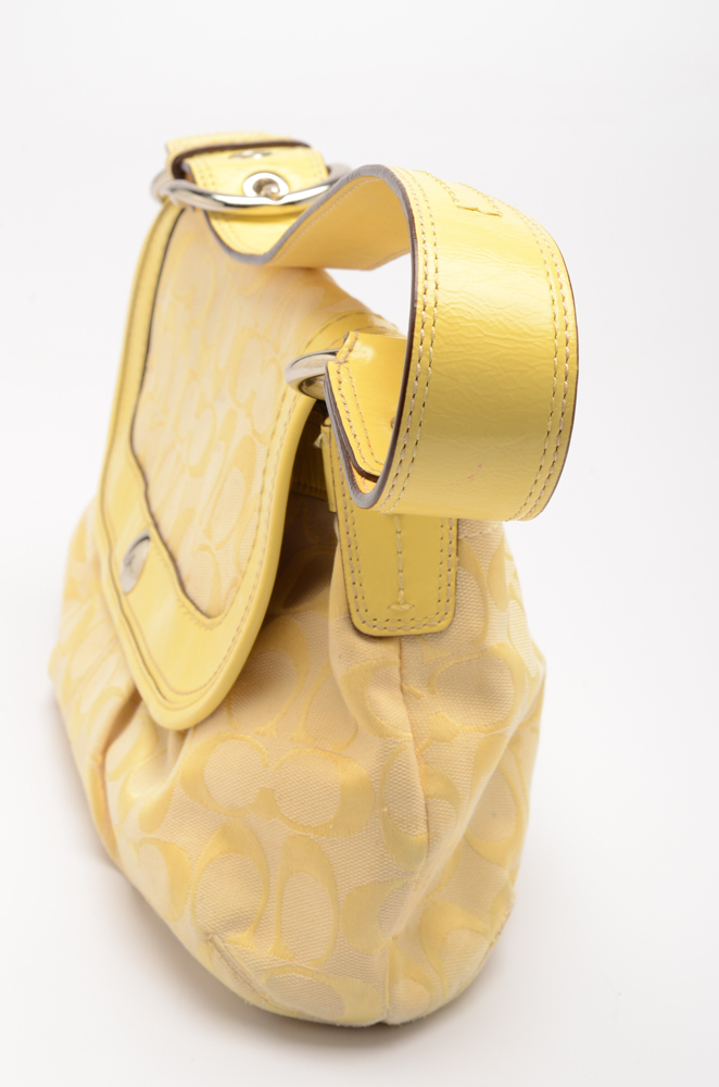 Coach Signature Soho Flap Satchel Handbag