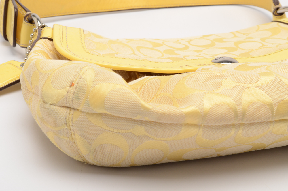 Coach Signature Soho Flap Satchel Handbag