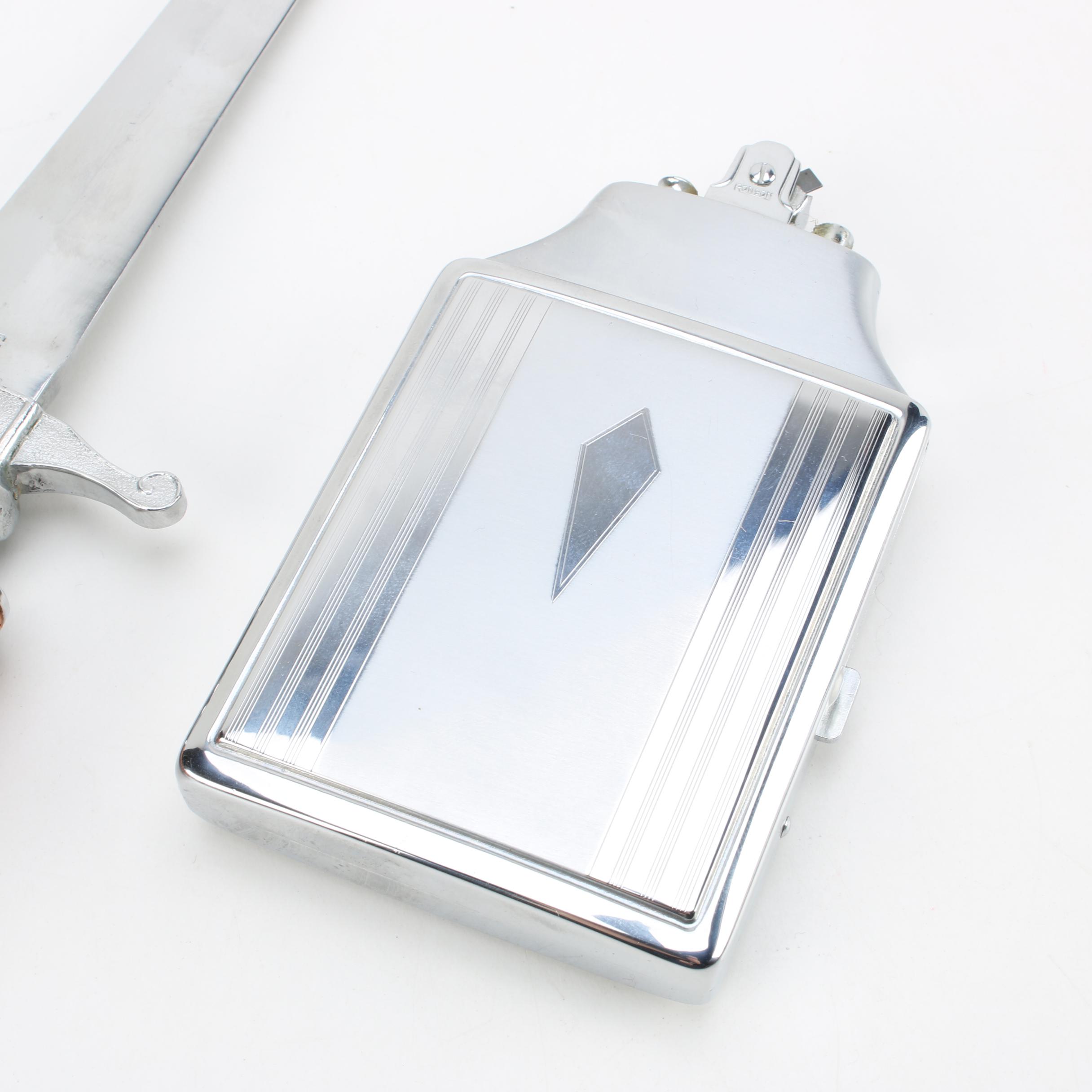 Vintage ATC Super DeLuxe Lighter with Letter Opener and More