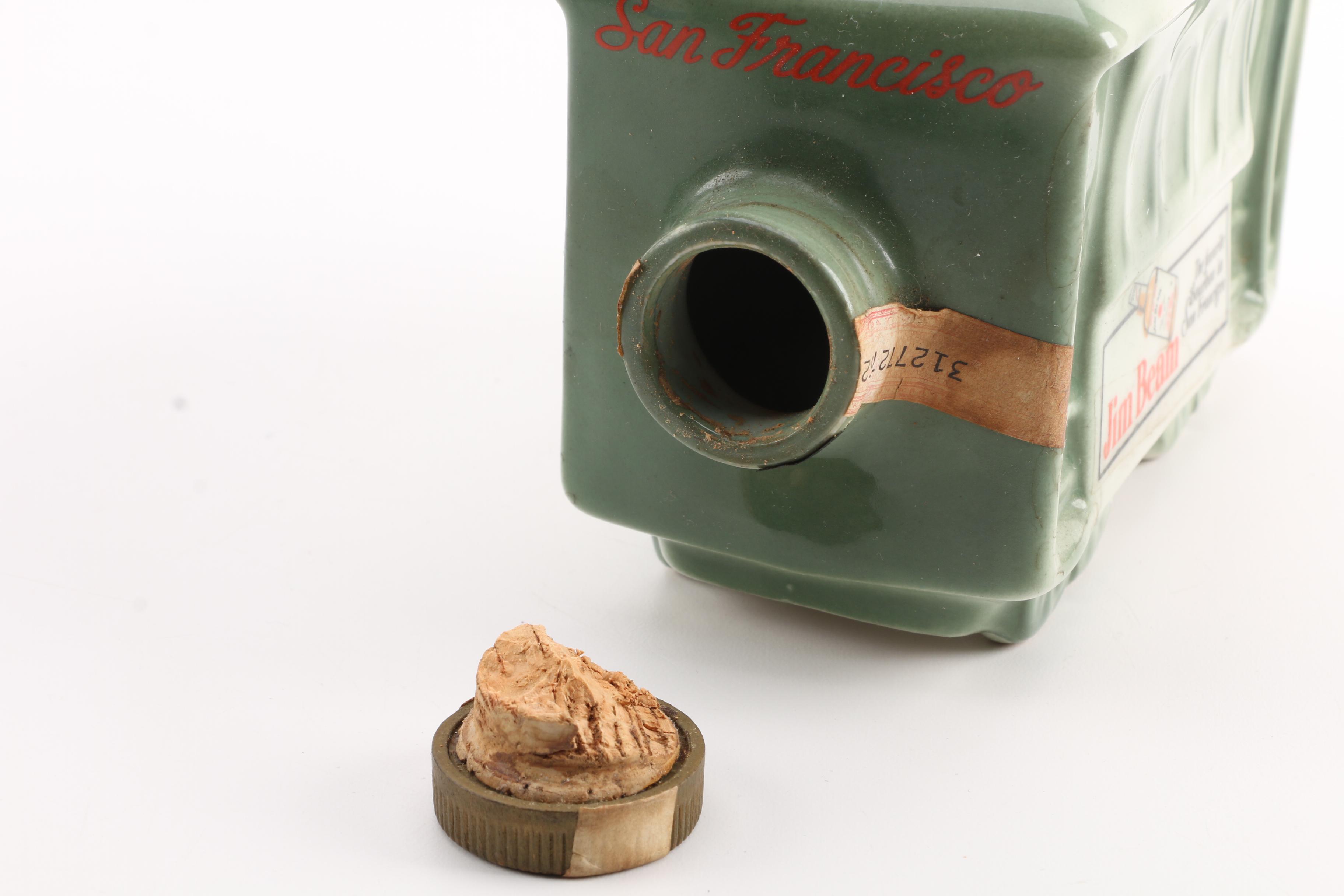 Vintage Jim Beam San Francisco Trolley Decanters