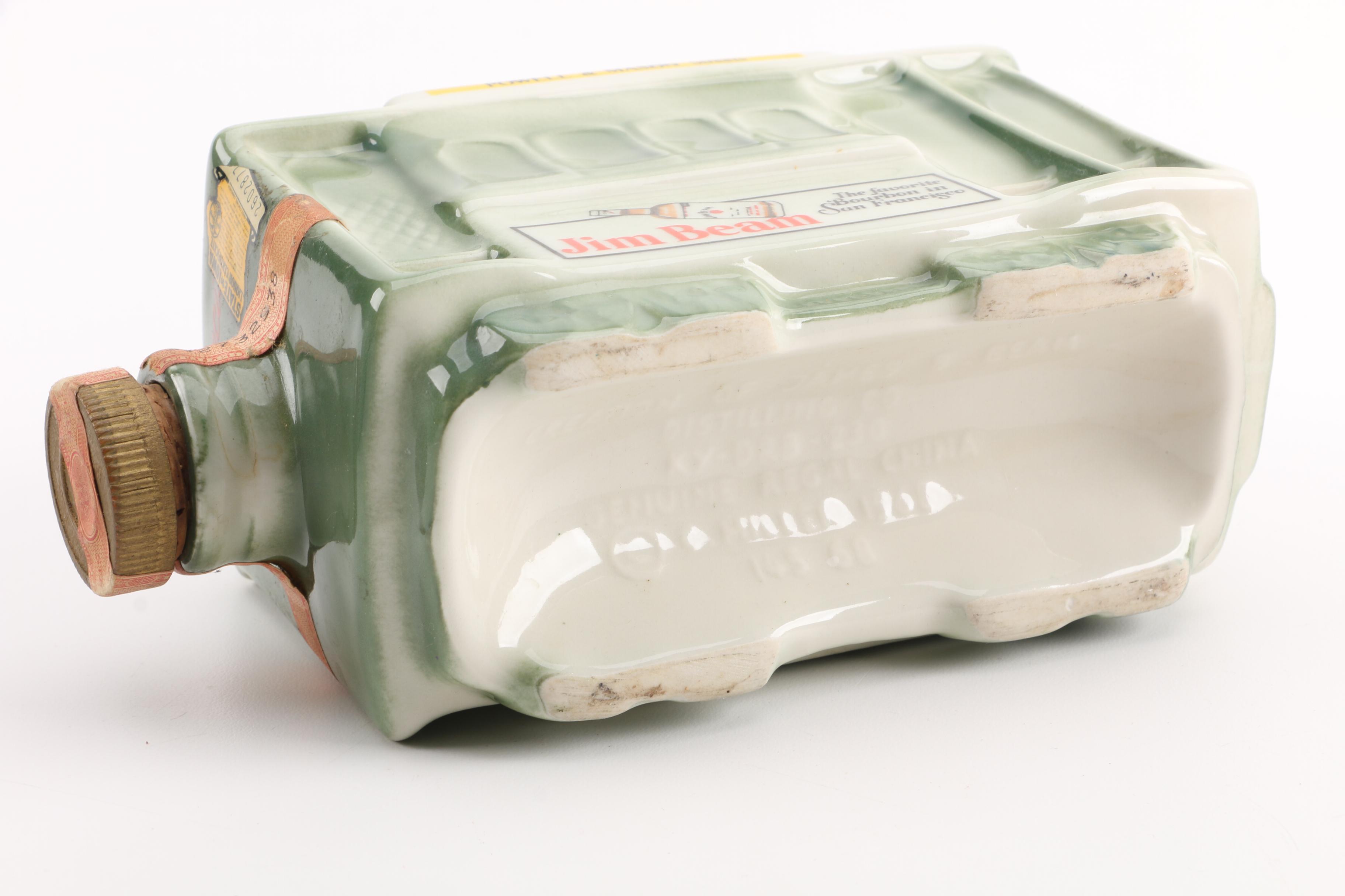 Vintage Jim Beam San Francisco Trolley Decanters