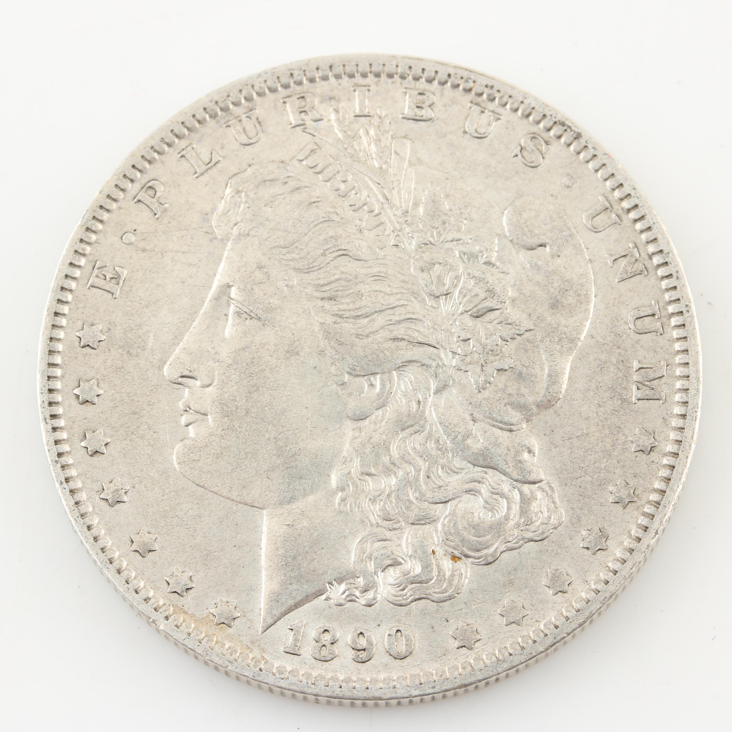 Five Morgan Silver Dollars