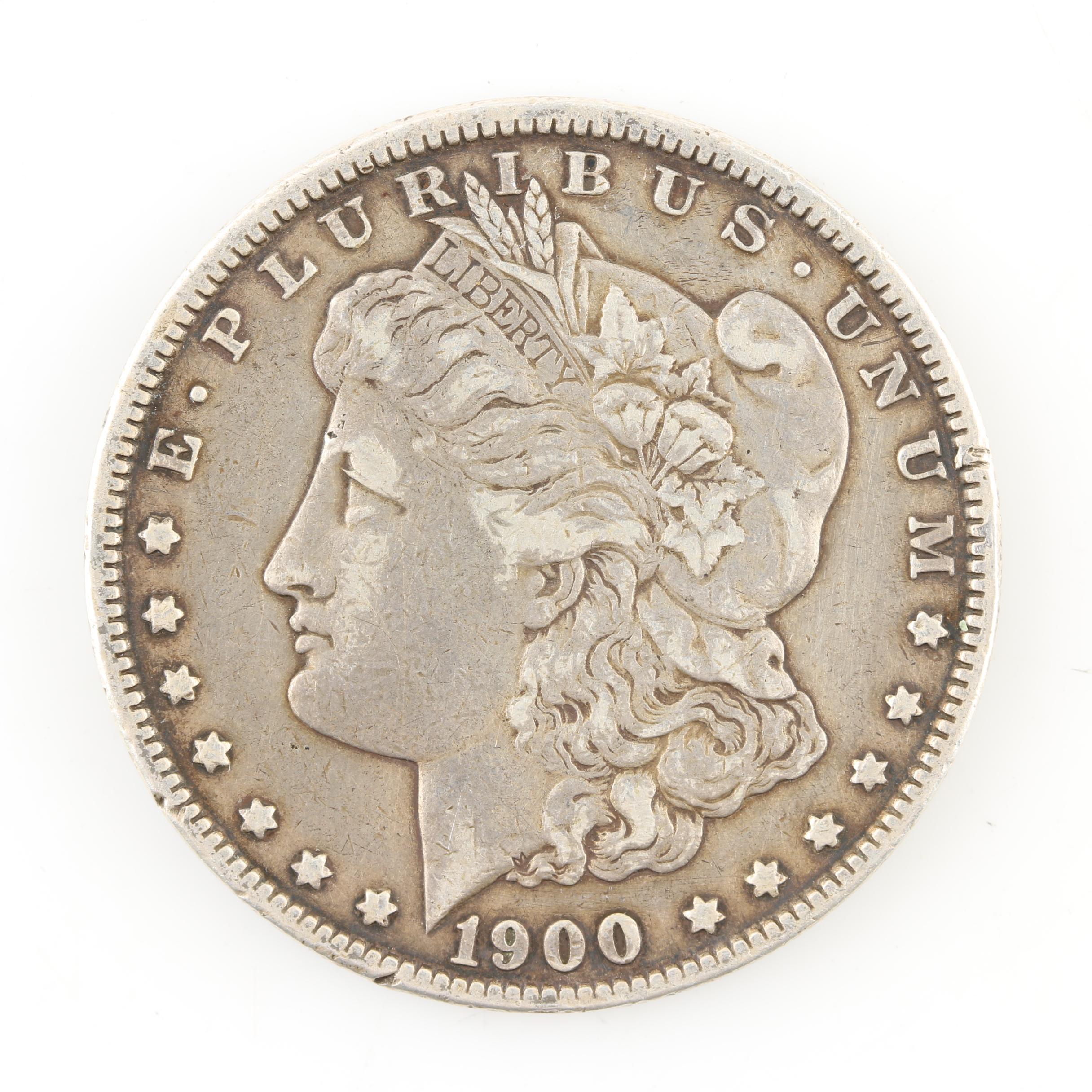 Five Morgan Silver Dollars