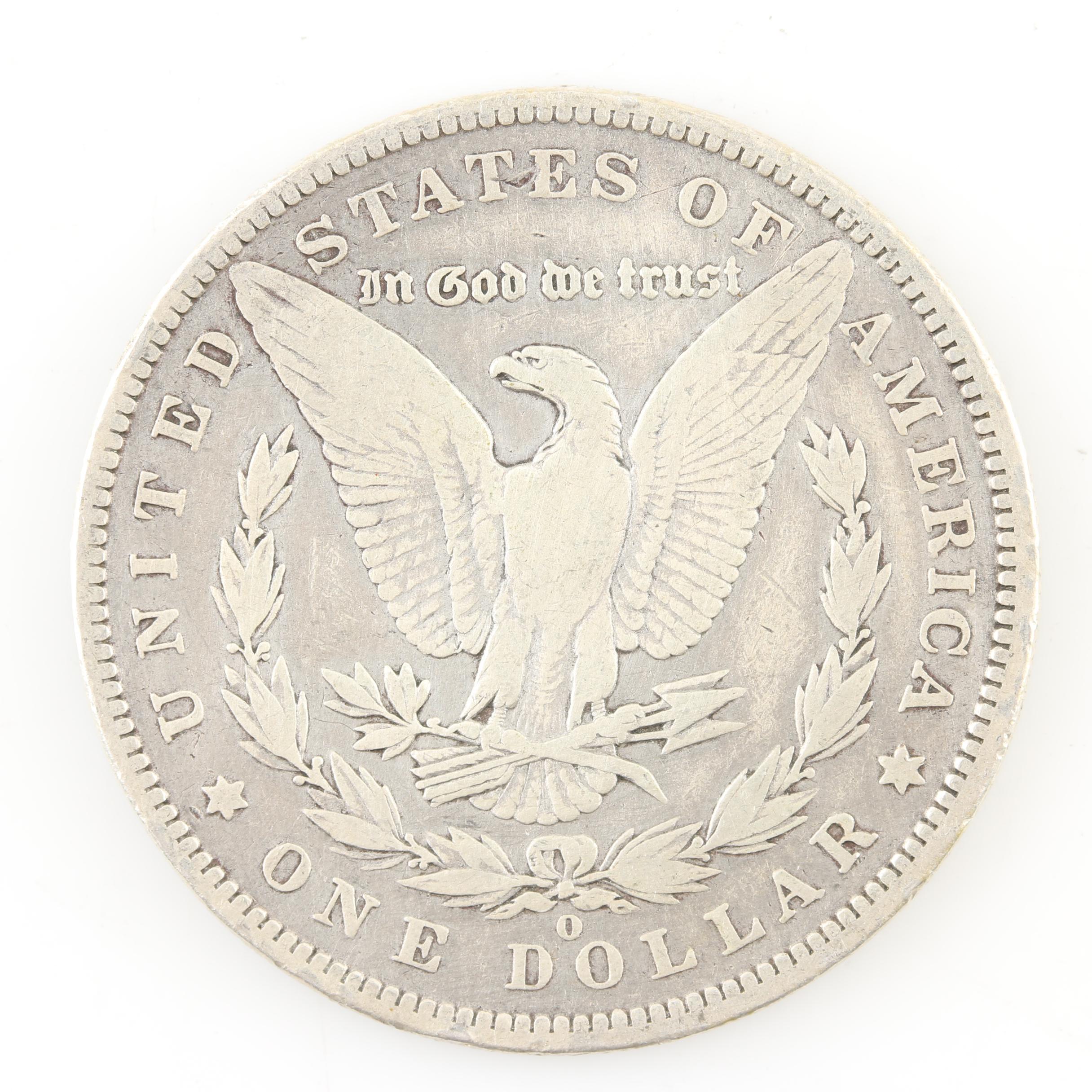 Five Morgan Silver Dollars