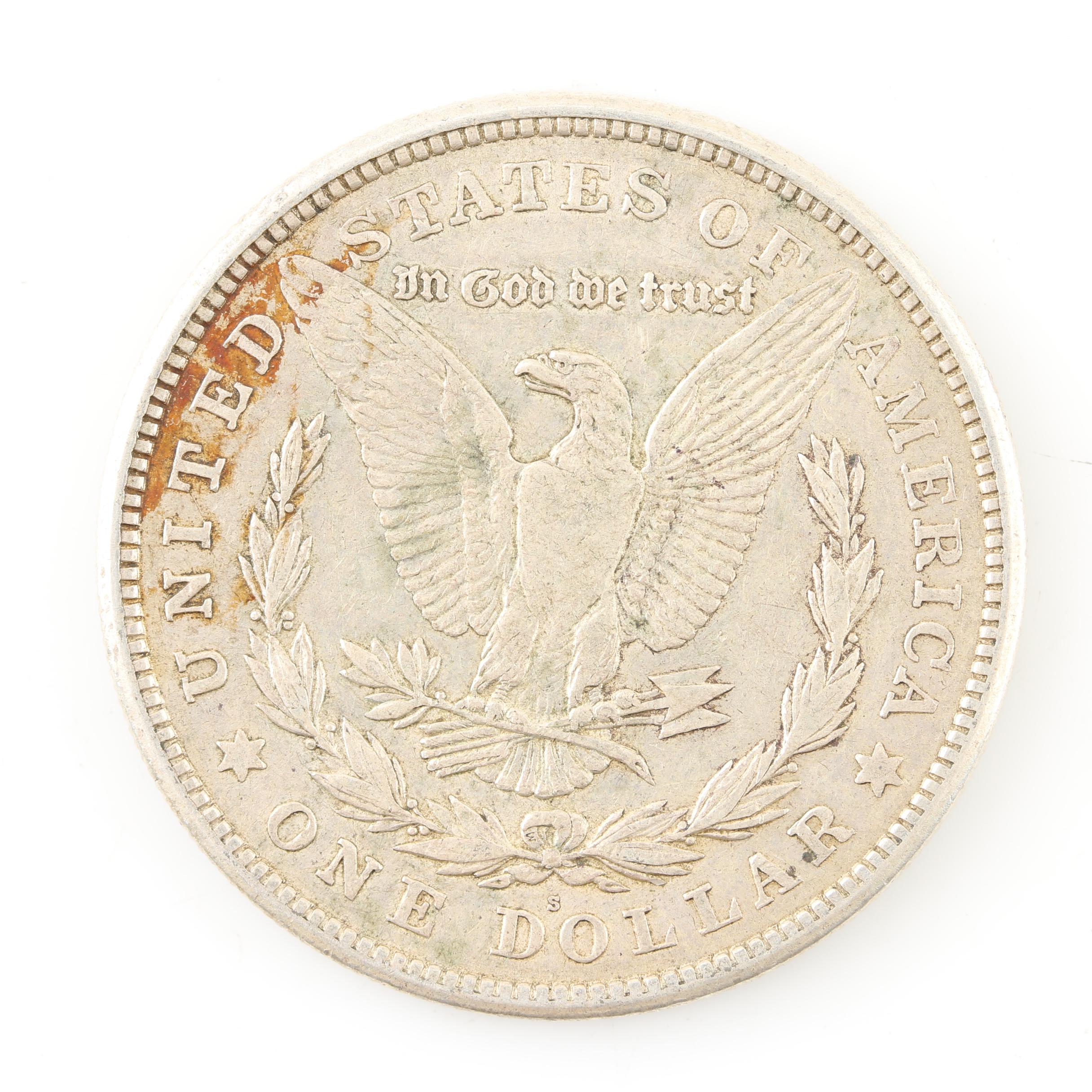 Five Morgan Silver Dollars