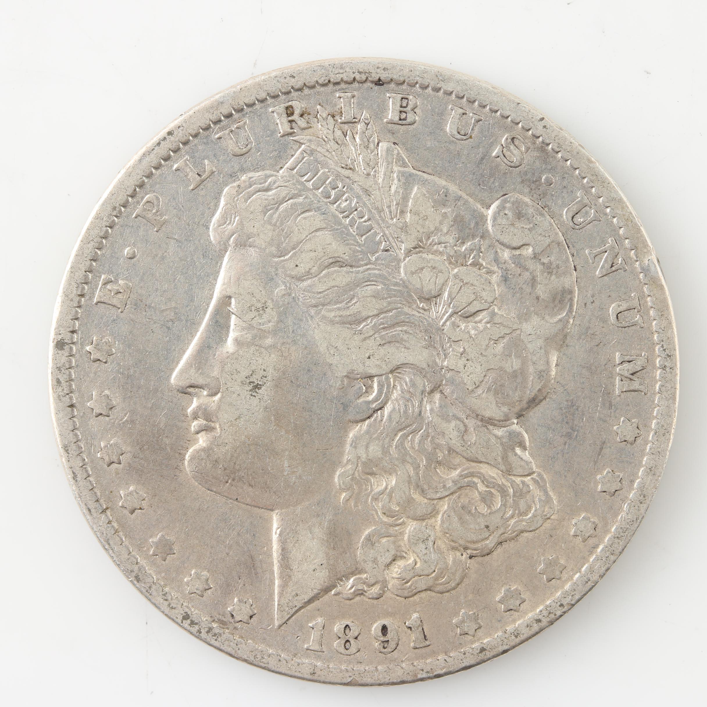 Six Morgan Silver Dollars