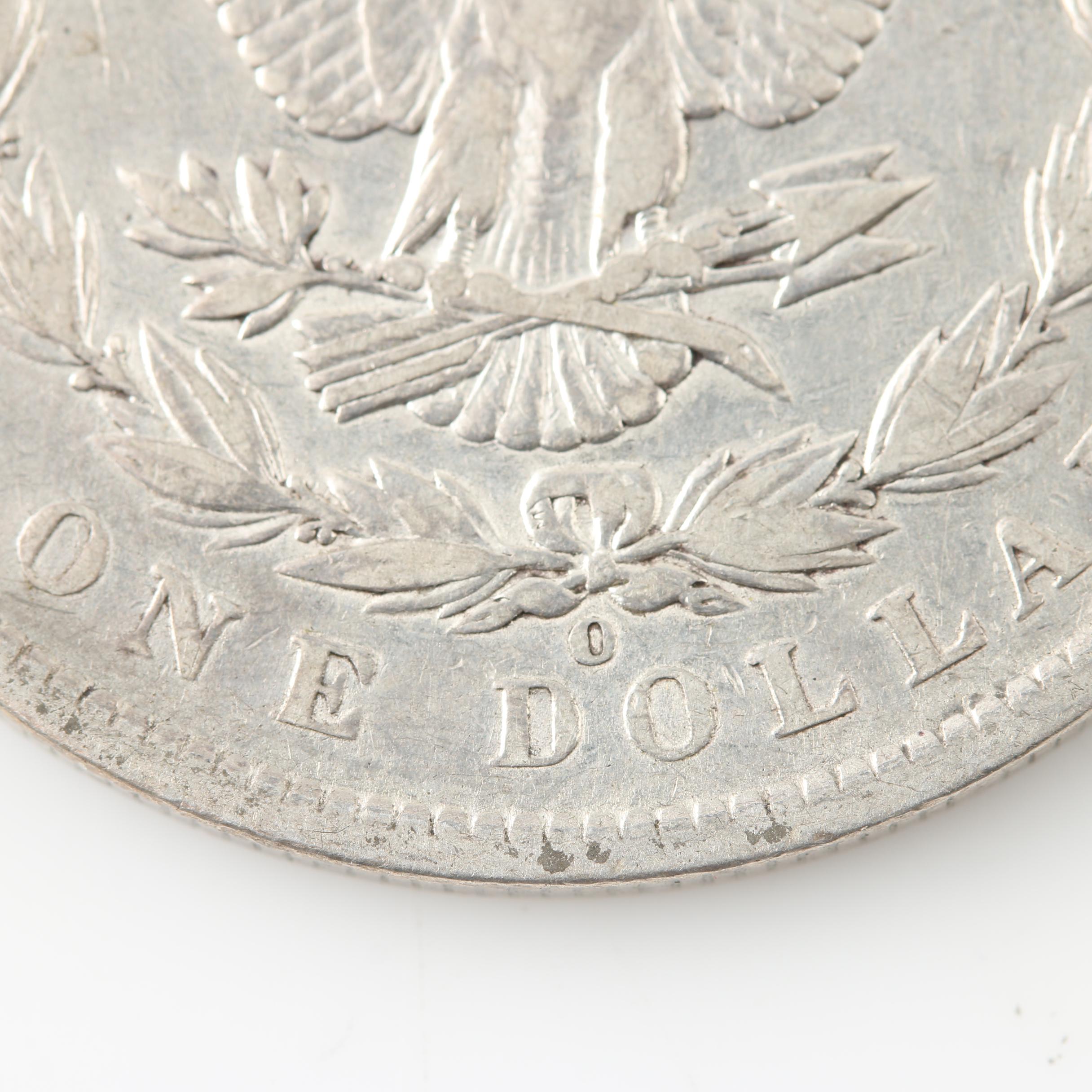 Six Morgan Silver Dollars