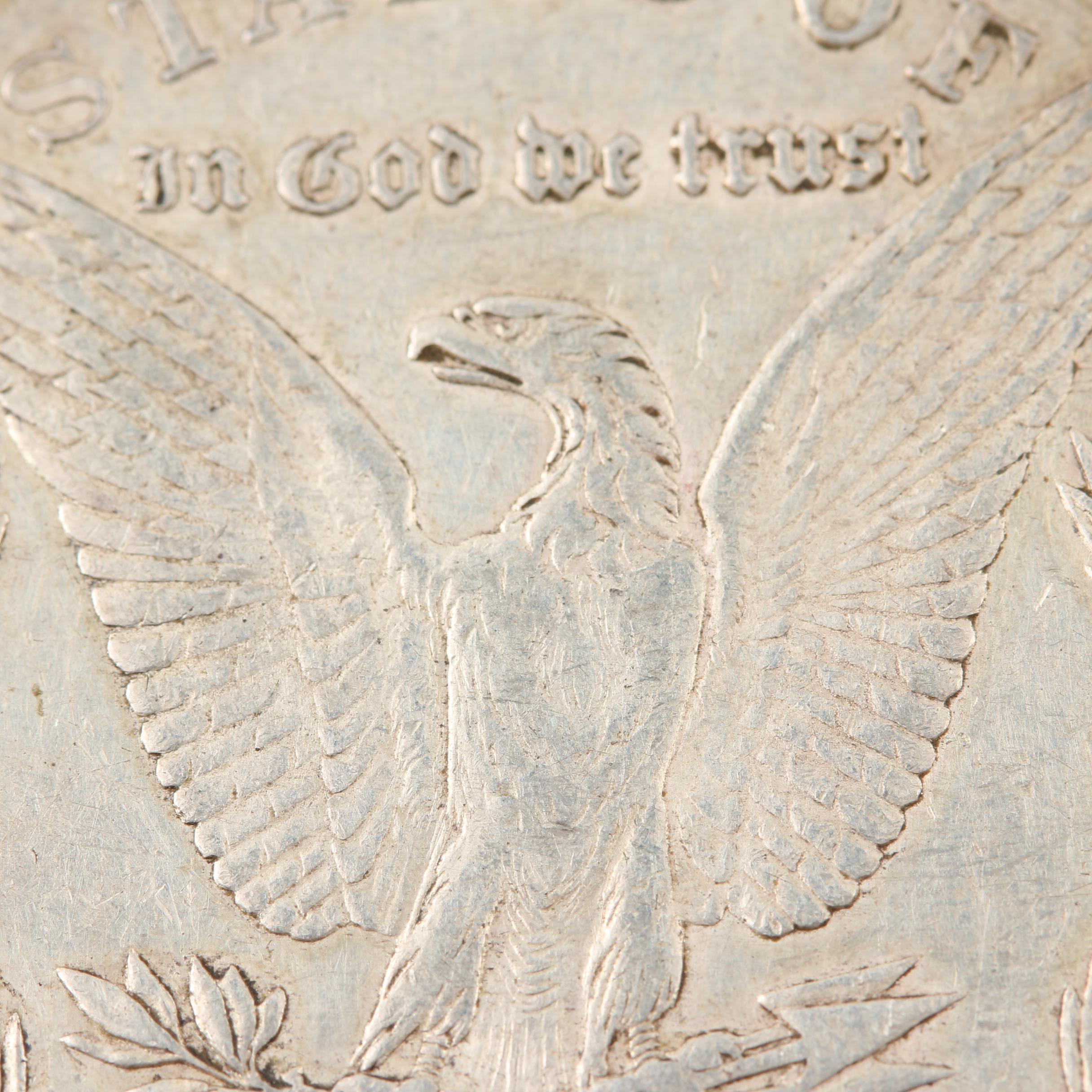 Six Morgan Silver Dollars