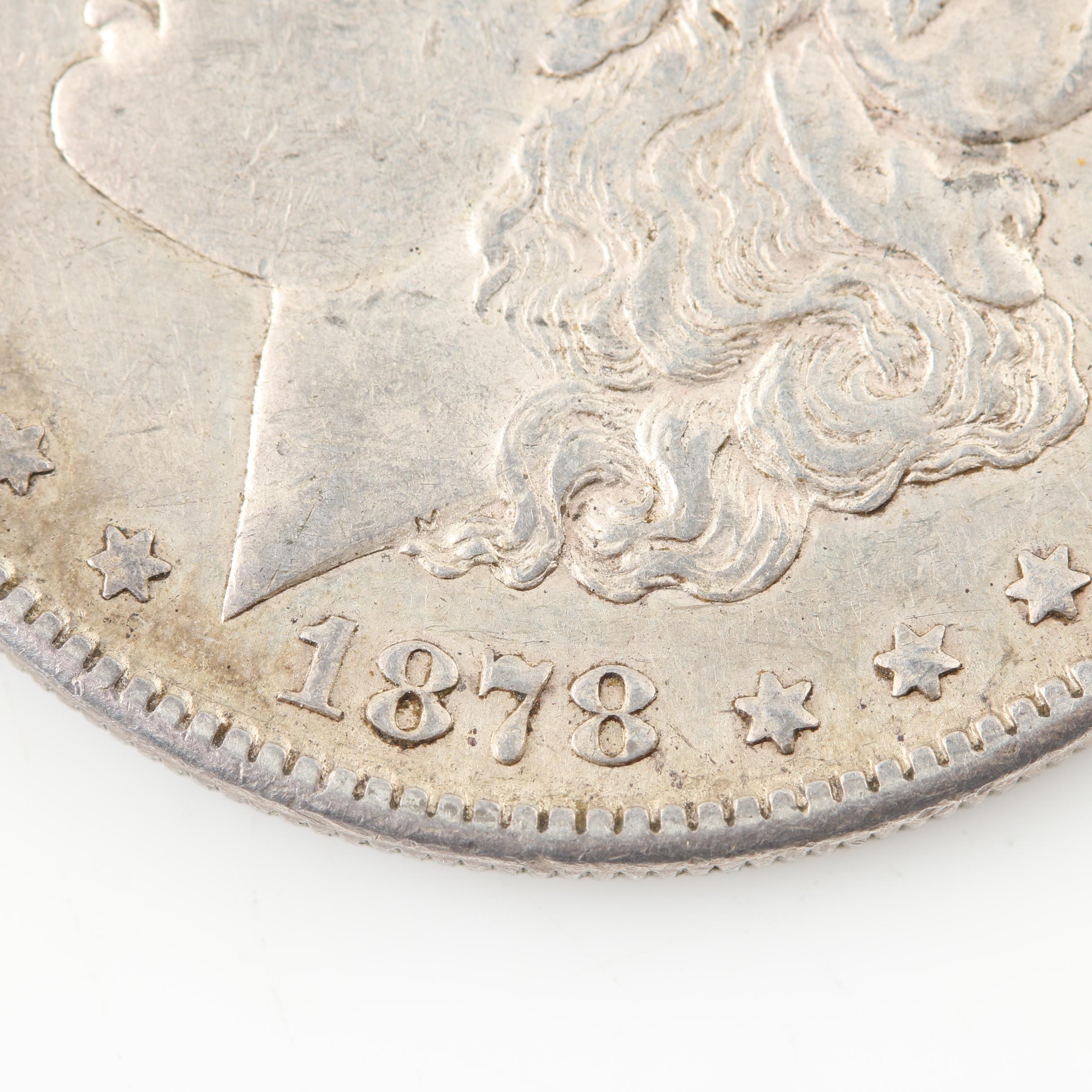 Six Morgan Silver Dollars