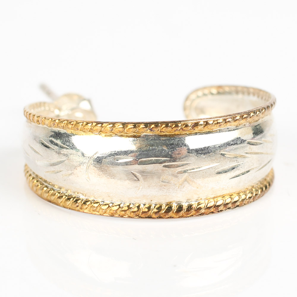 Sterling Silver Hoop Earrings