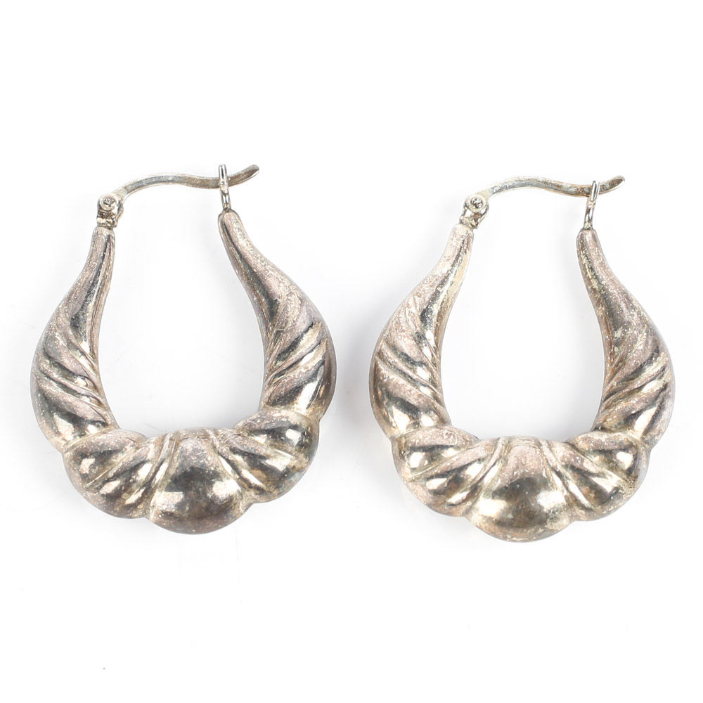 Sterling Silver Hoop Earrings