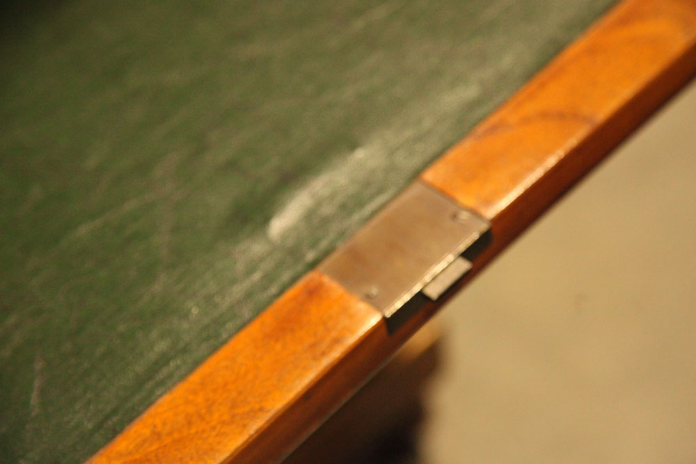 Antique Louis XVI Marquetry Secretaire Abattant with Marble Top