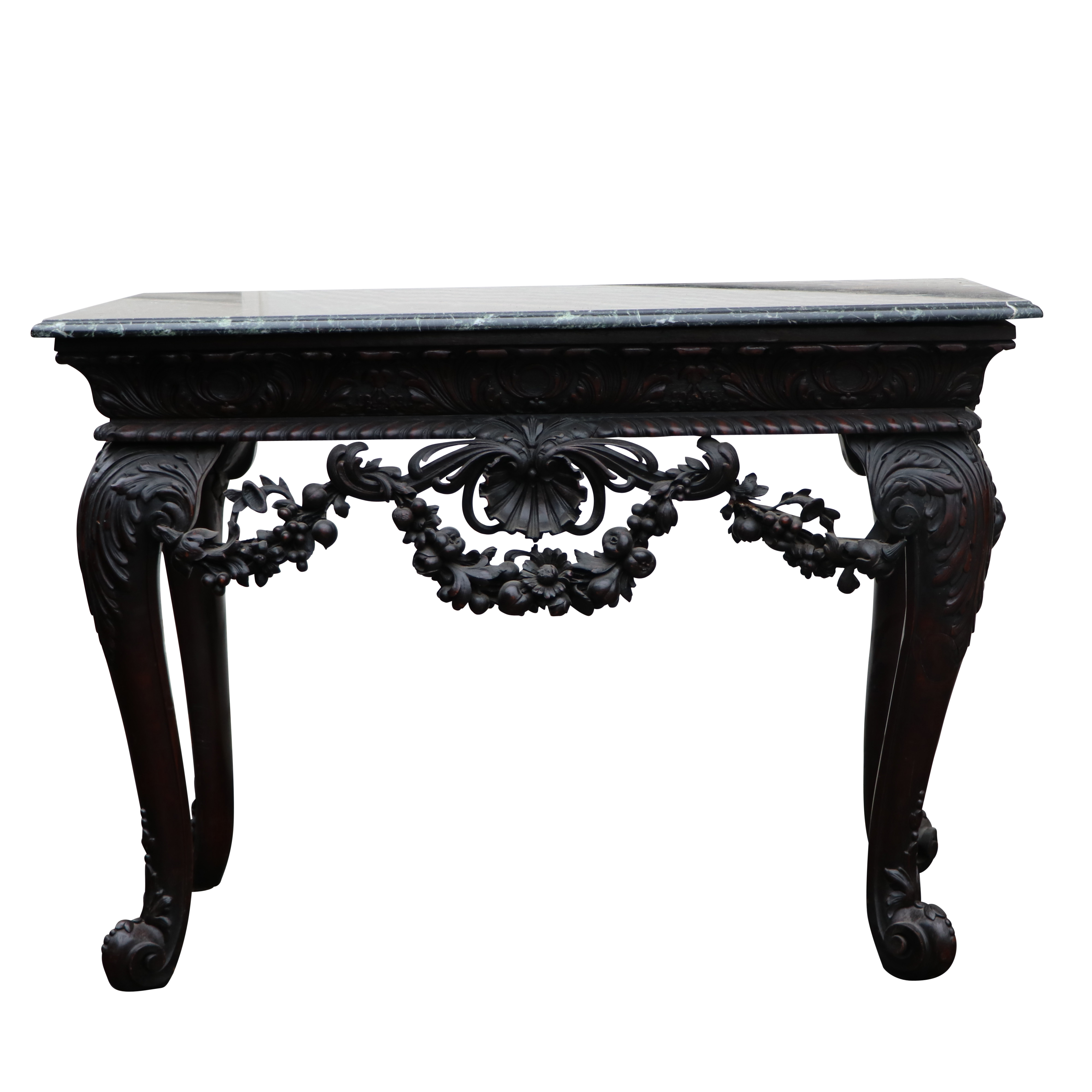 Antique George II Style Pier Table with Marble Top