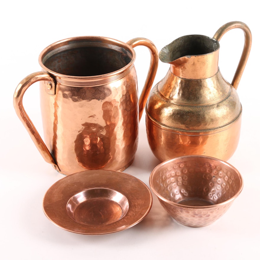 Vintage Copper Serveware