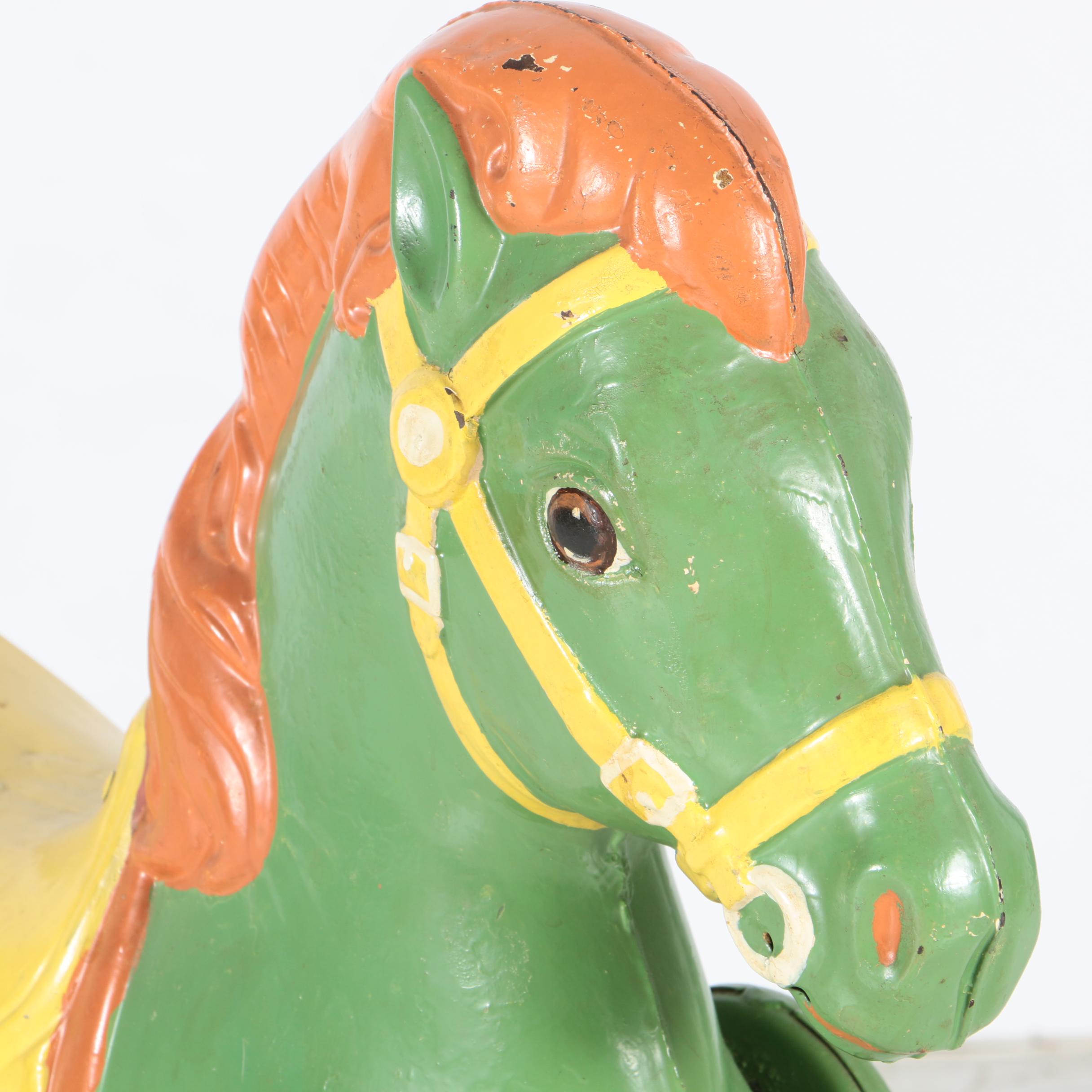 1950s Mobo Bronco Tin Ride-On Pedal Horse