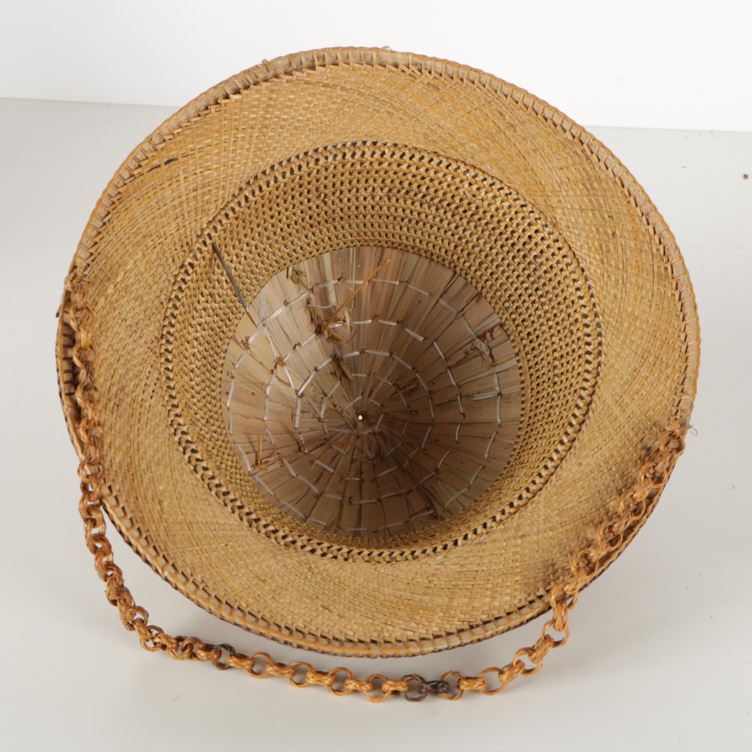 Southeast Asian Style Hats and Woven Domed Hat
