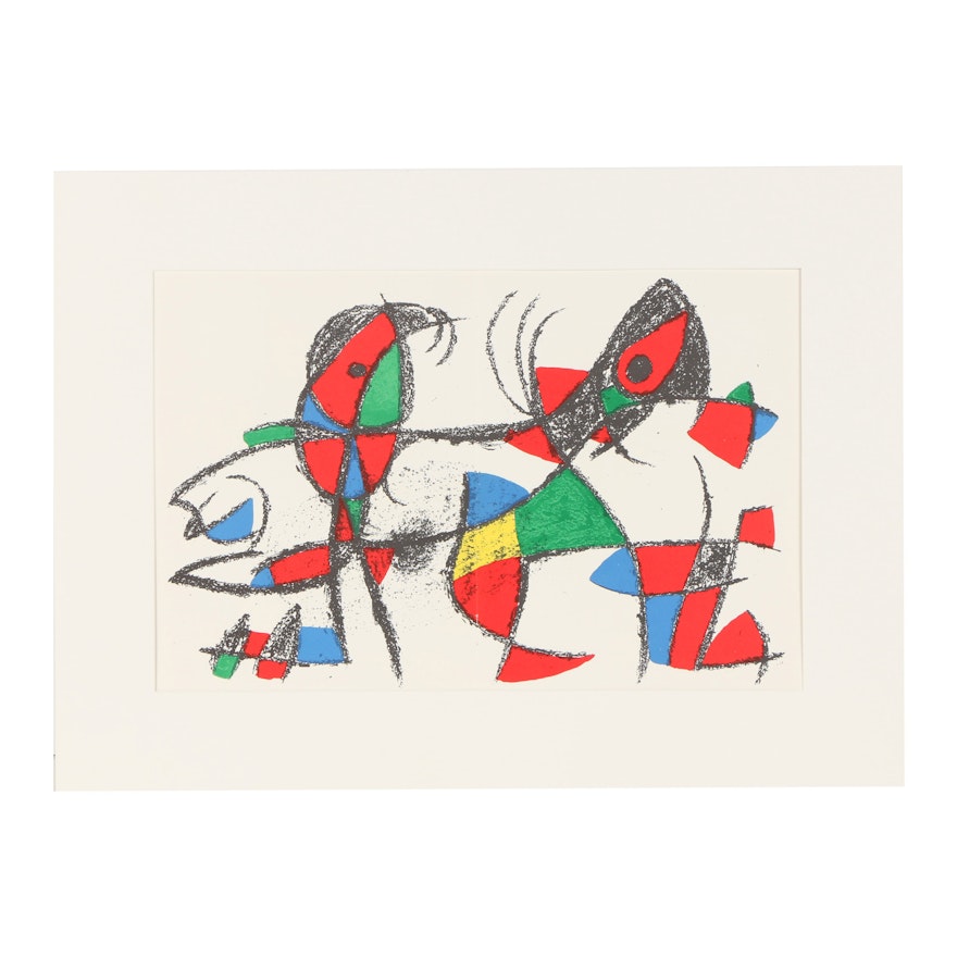 Joan Miró Color Lithograph from "Lithographs II"