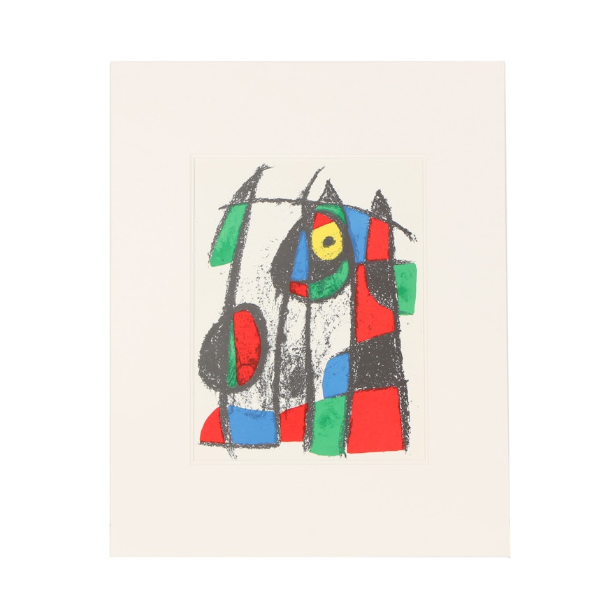 Joan Miró Color Lithograph from "Lithographs II"