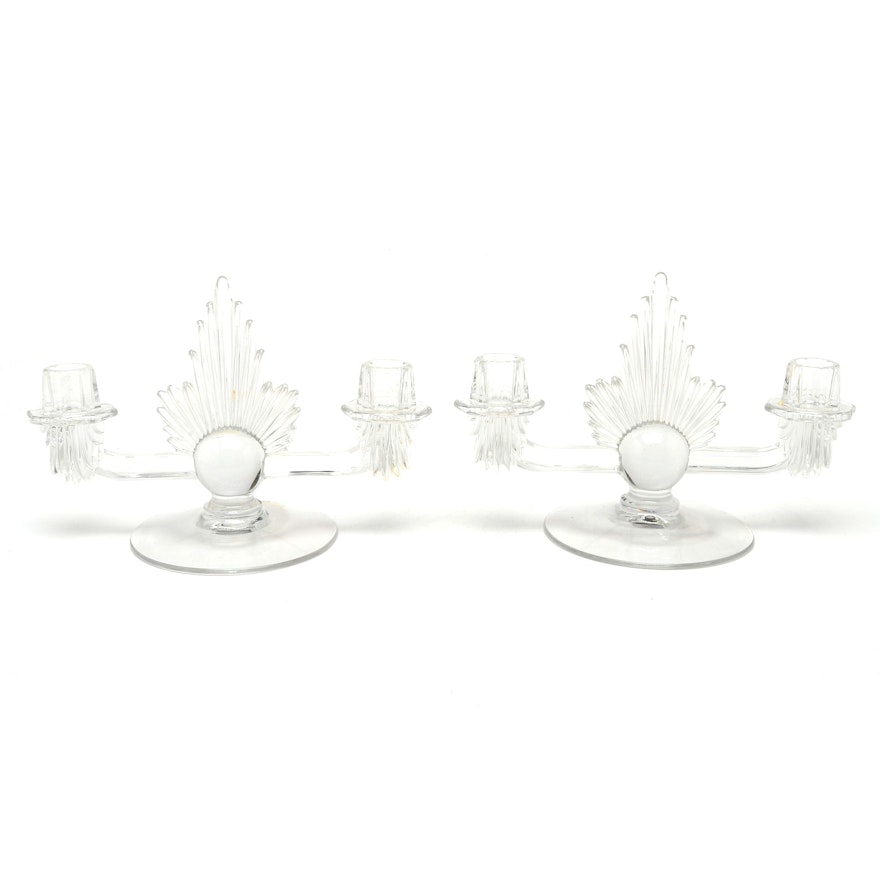 Art Deco Style Candlesticks