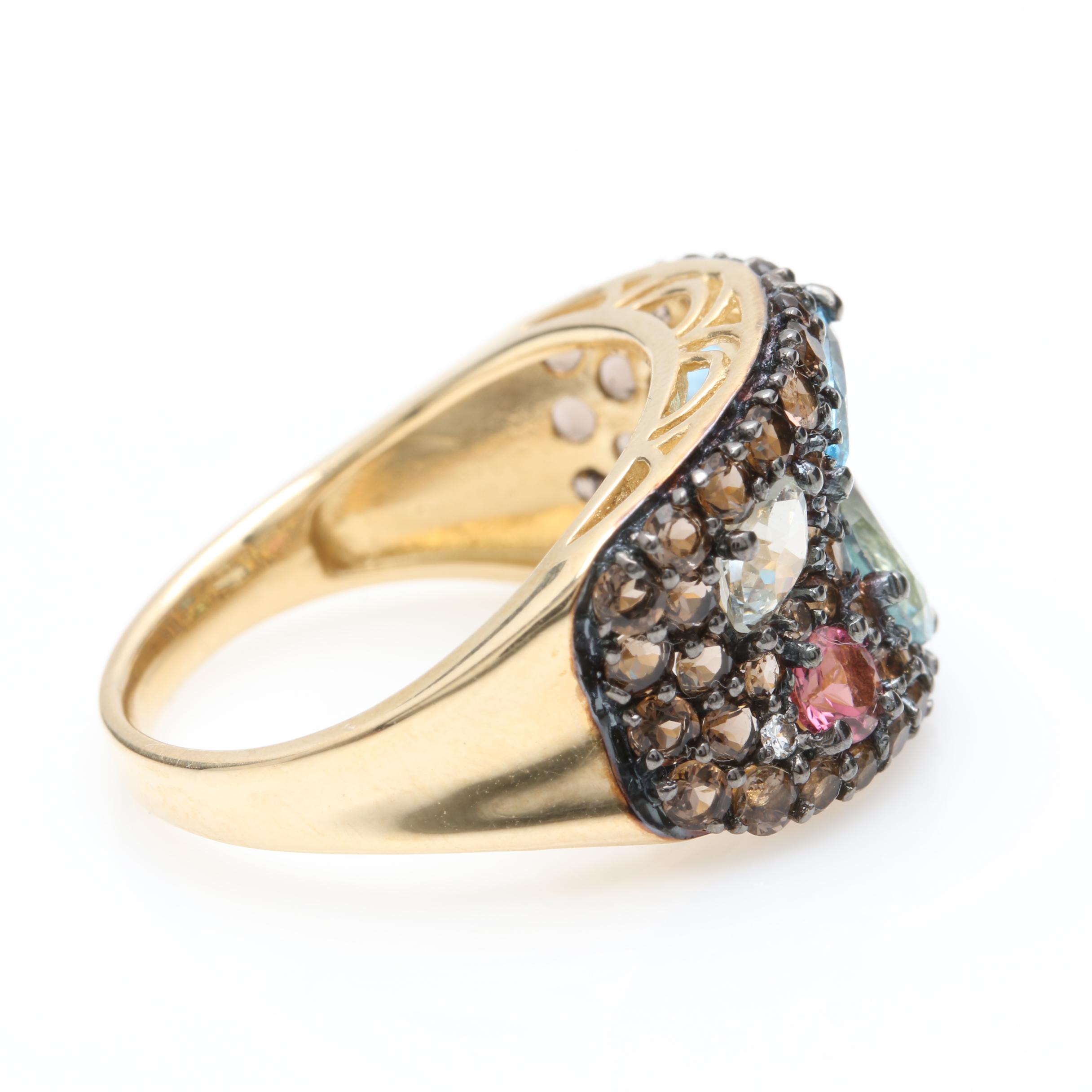 10K Yellow Gold Gemstone Ring