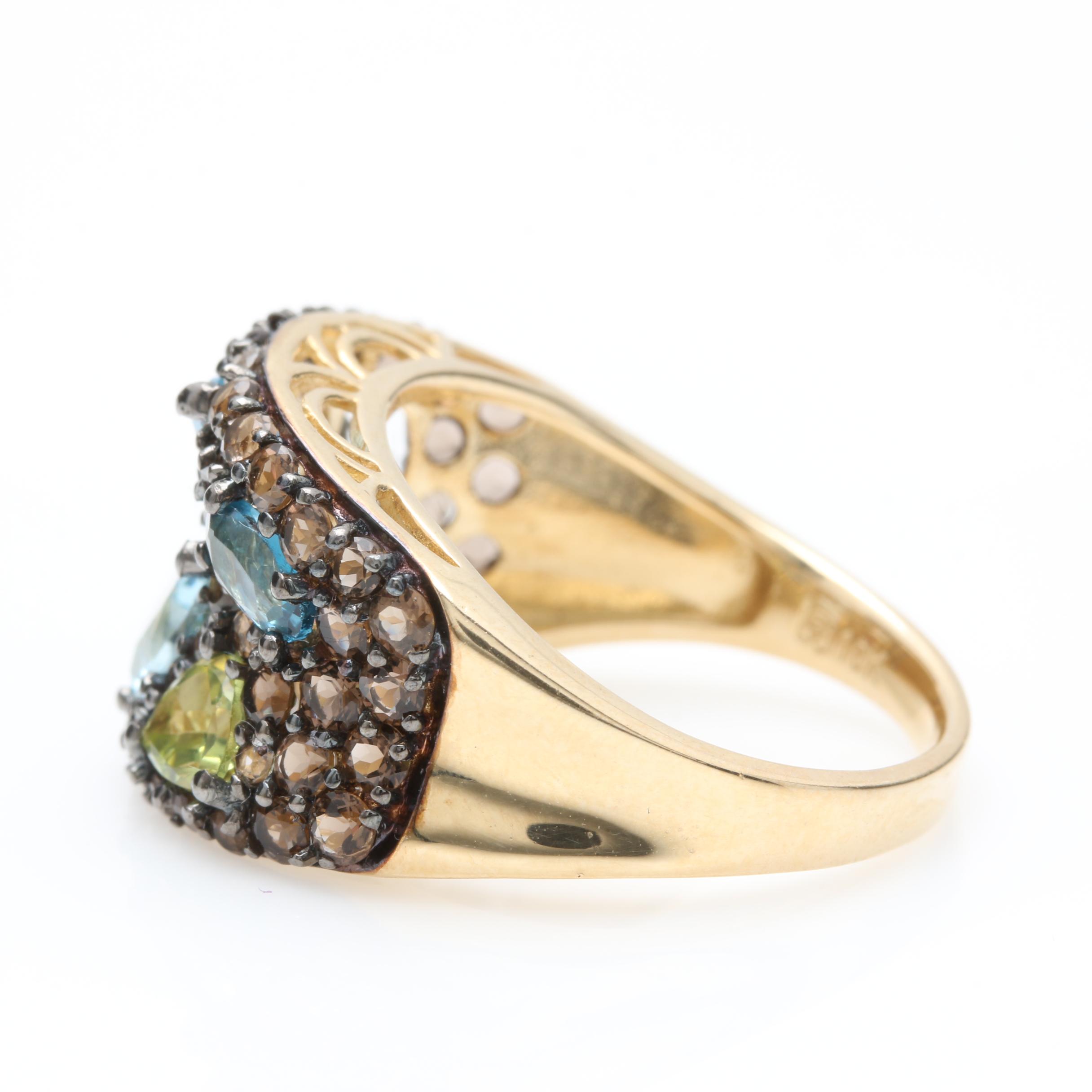 10K Yellow Gold Gemstone Ring