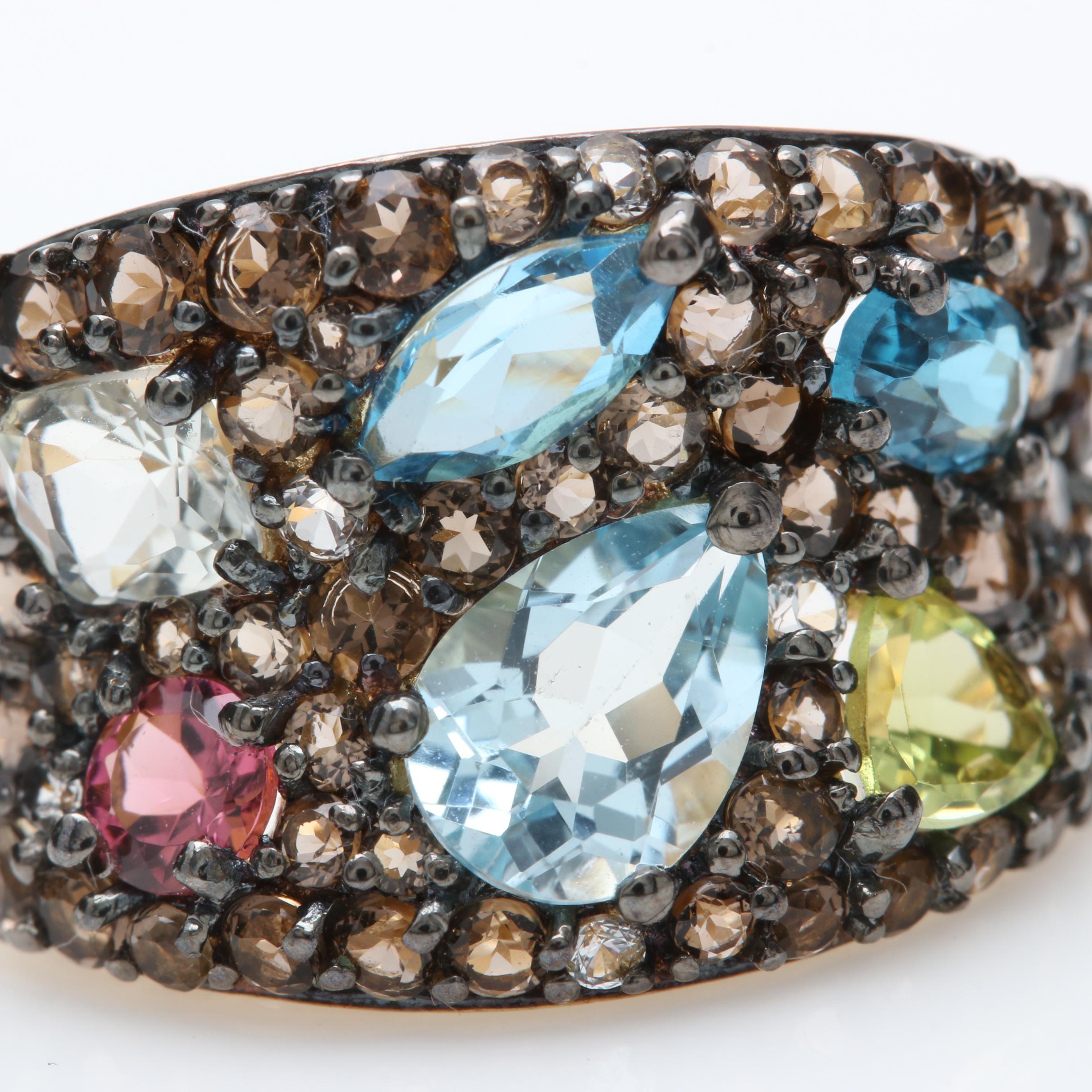 10K Yellow Gold Gemstone Ring